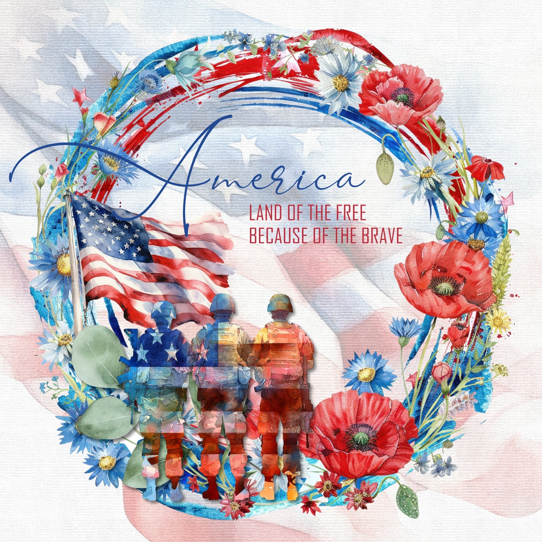 Accent your digital scrapbooking pages with these watercolor embellishments, grunge and wood papers, flag stickers, and wreaths by Lucky Girl Creative digital art that can be used for Independence Day, USA, America, Fourth of July celebrations, Remembrance Day, patriotic, military pages, and more. Embellishments include American flag, Christian cross, balloons, balloon arch, banner, bunting, flags, baseball helmet, baseball, bouquet of flowers, bow tie, cake, camping trailer, camper, cowboy boots, and more.