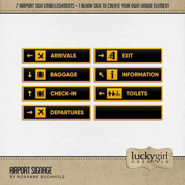 If you are taking to the air for a holiday, then get scrapping with this fun airport, aviation, airplane, and flight themed digital art kit by Lucky Girl Creative. Whether it is a business trip or for vacation, if you going through an airport and into the sky on your way to your destination, this travel kit is for you. Great for those in the airline industry, flight attendants, airport staff, and airplane hobbyists, too!