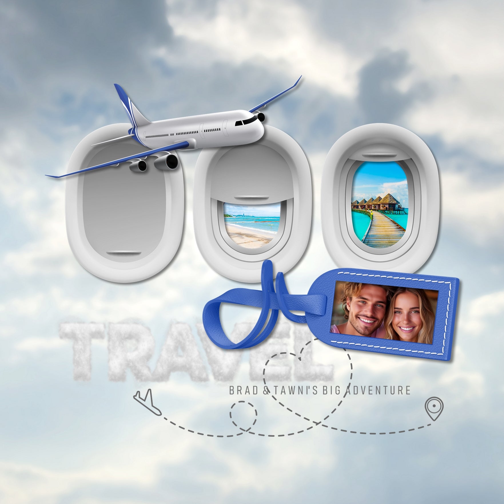 Create your own digital scrapbooking titles and aviation word art with these puffy white cloud alphabet letters, numbers, and punctuation by Lucky Girl Creative digital art that are perfect for any vacation air travel, air show, flight attendants, or hobbyist flight simulation. Great for aviation digital pages featuring the outdoors and nature, too!