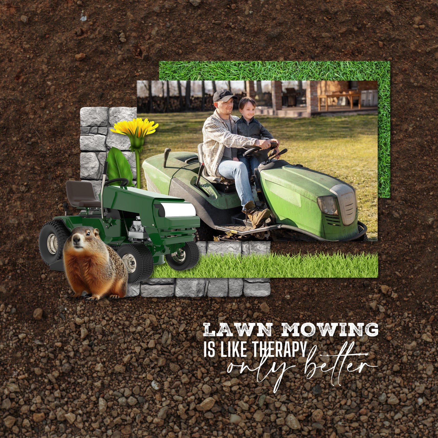 If you love playing in the backyard, mowing the lawn, landscaping, gardening, or enjoying the outdoors and nature, then this digital scrapbooking elements and paper bundle by Lucky Girl Creative digital art is what you are looking for. Embellishments include birds, hen, chicken, rooster, fox, groundhog, raccoon, squirrel, flowers, chicken coop, backyard, birdbath, bird house, brick, dirt, gnome, hose, she shed, storage shed, gas meter, propane tank, grass, lawn, greenhouse, grill, and more.