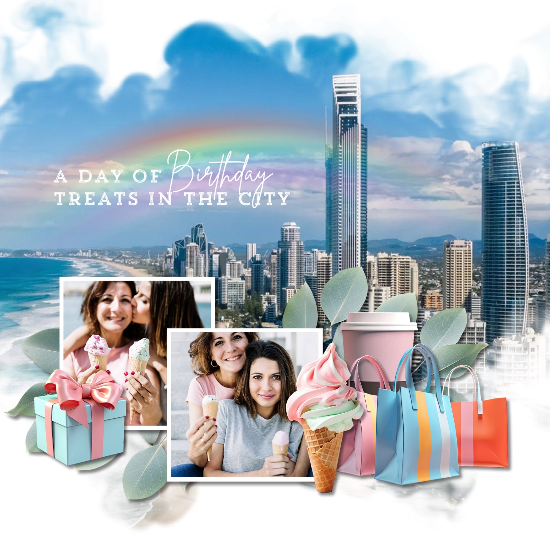 Enjoy the memories created with your girlfriends as you celebrate your birthdays together. This fun and feminine digital scrapbooking embellishments kit by Lucky Girl Creative Digital Art will help you tell your story and bring a smile to your face as you recall your favorite times together.
