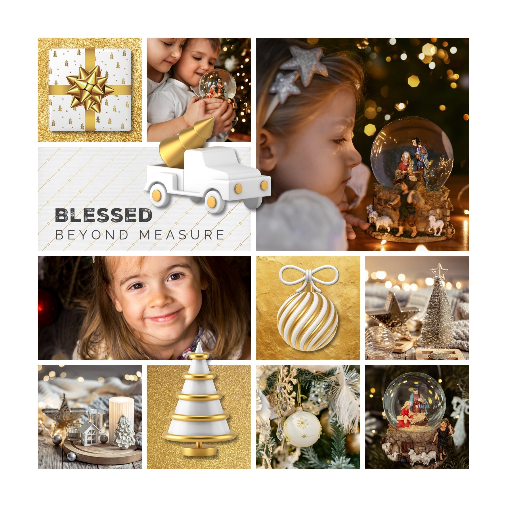 Celebrate Christmas and the New Year with this gold collection by Lucky Girl Creative that will add sparkle and shine to all your holiday pages! Bundle includes embellishments, papers, patterned overlays, flair, frames, glitter scatters, and 2 alpha sets. Embellishments include ribbon, bow, evergreen, bough, pine, candy cane, Christmas bell, Christmas present, Christmas gift, gingerbread man, Santa Claus, and more!