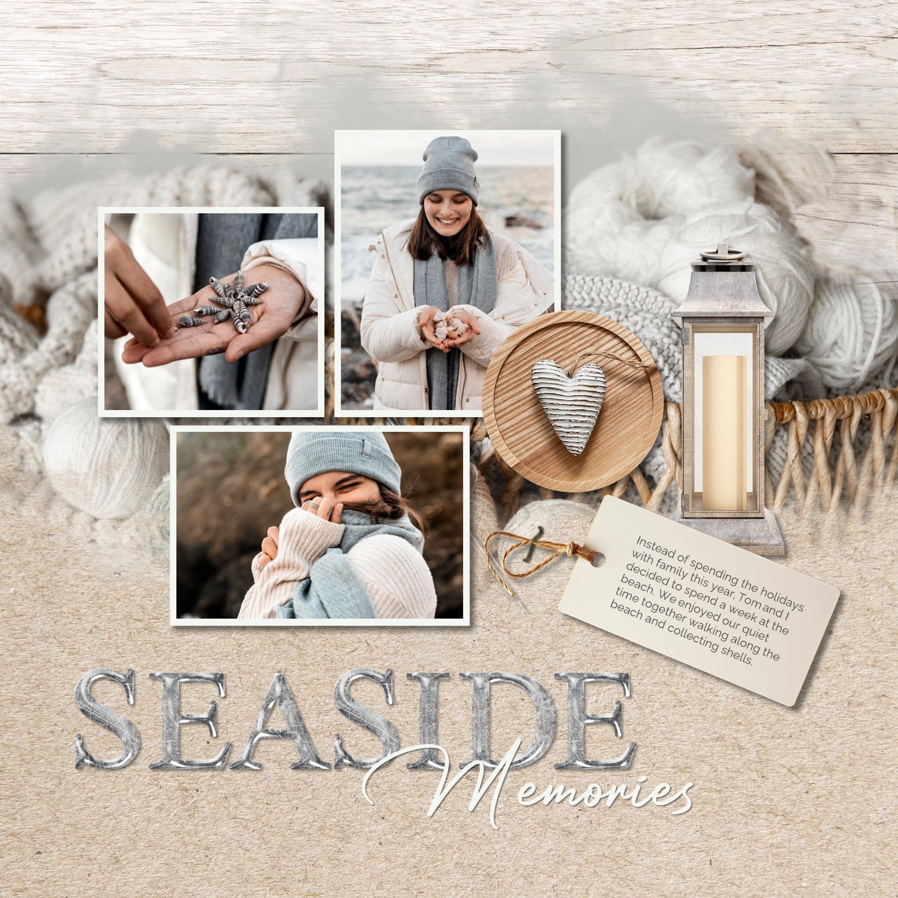 Accent your digital scrapbook pages with warm Christmas embellishments, winter papers, flair, alpha sets, frames, tags, and postage stamps by Lucky Girl Creative. Great for Christmas, winter, outdoor, and nature projects.