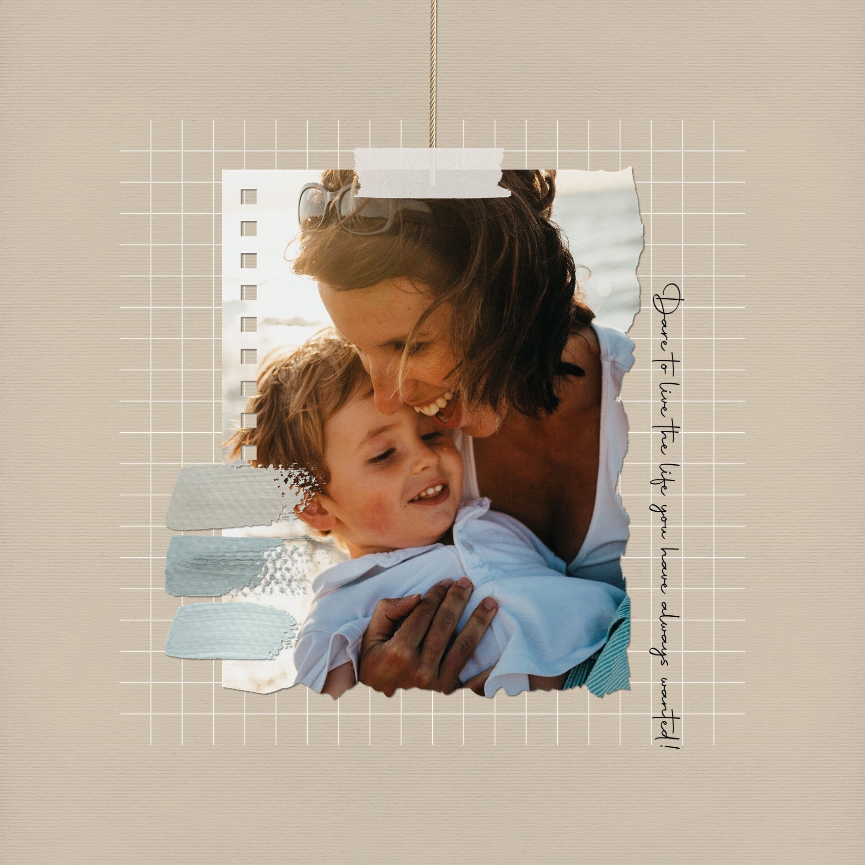 Showcase your family memories with these artistic, punched paper photo masks by Lucky Girl Creative digital art. Use a clipping mask in Photoshop to fill the shape with your favorite photo or paper.