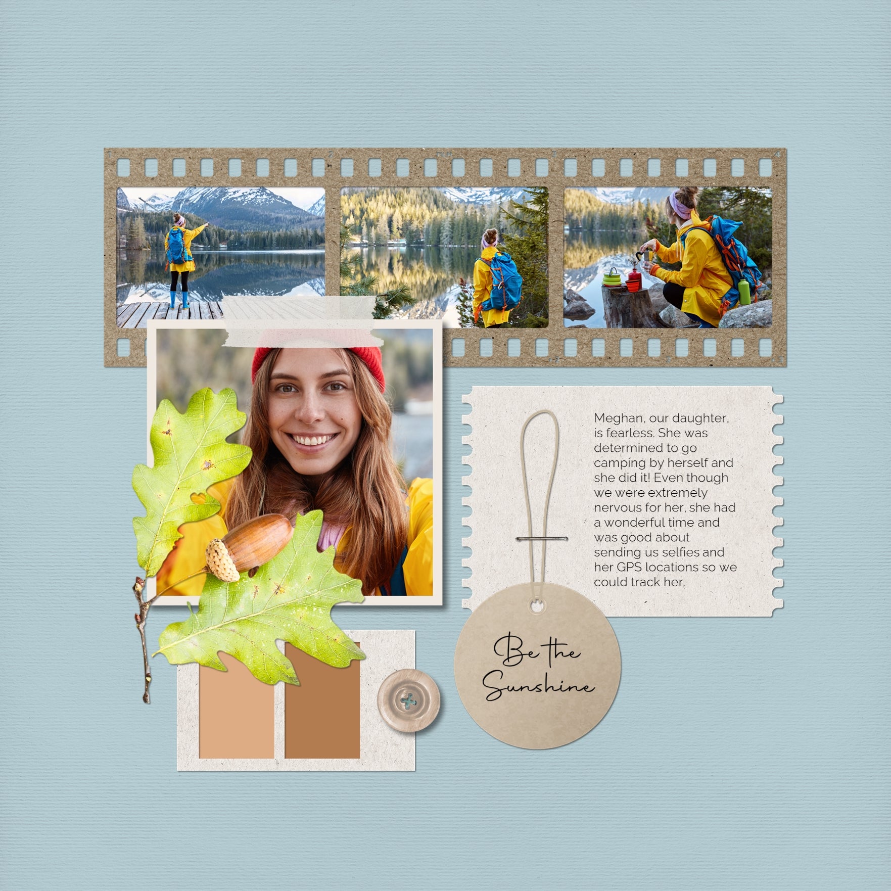Designed with late summer, fall, and autumn in mind, these beautiful embellishments and papers by Lucky Girl Creative digital art highlight a color palette which is completely customizable and meant to accent your photos no matter the theme or occasion. Versatile enough for everyday, the bits of nature are designed to accent your favorite photos and allow your creativity to soar.