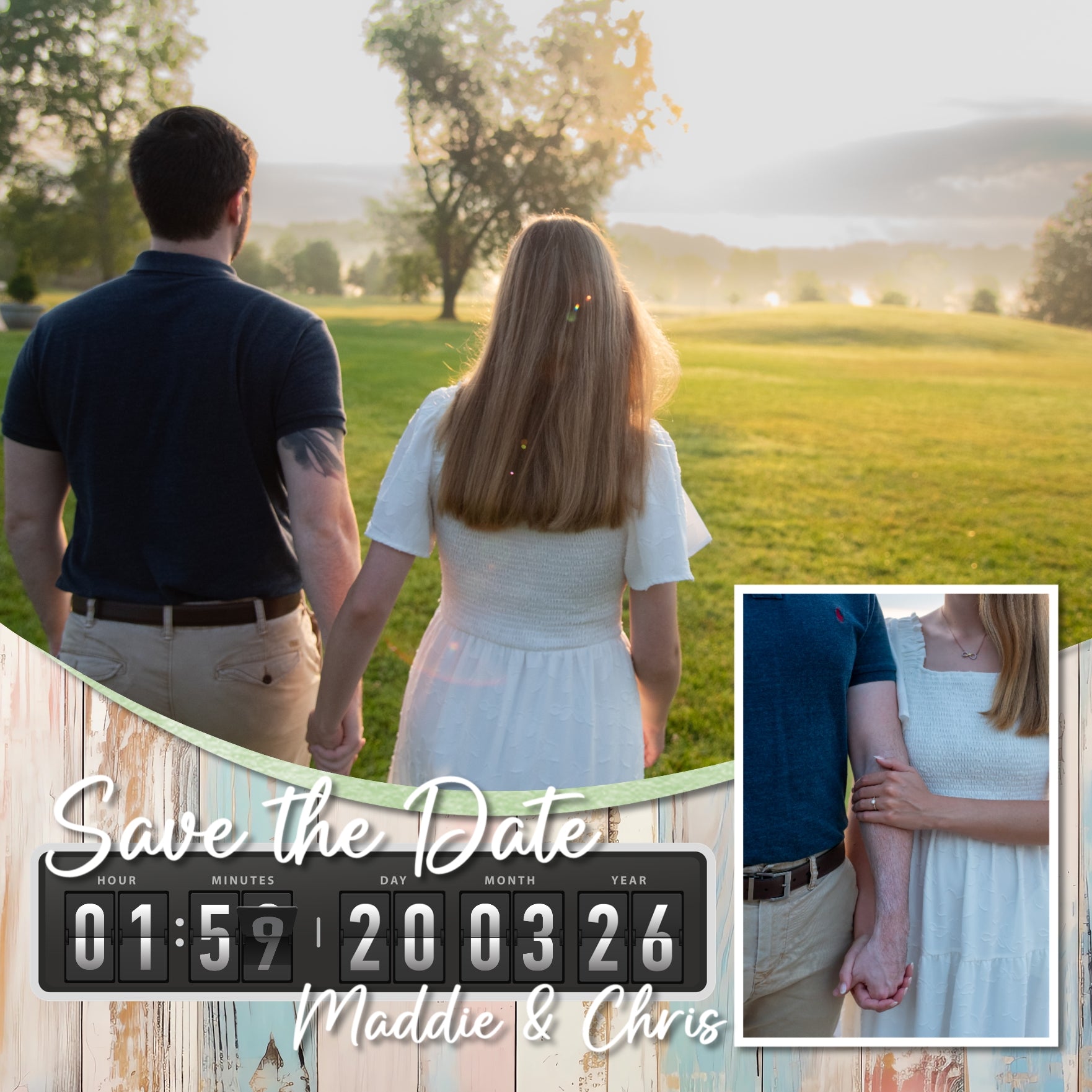 Countdown Clock Digital Scrapbook Kit