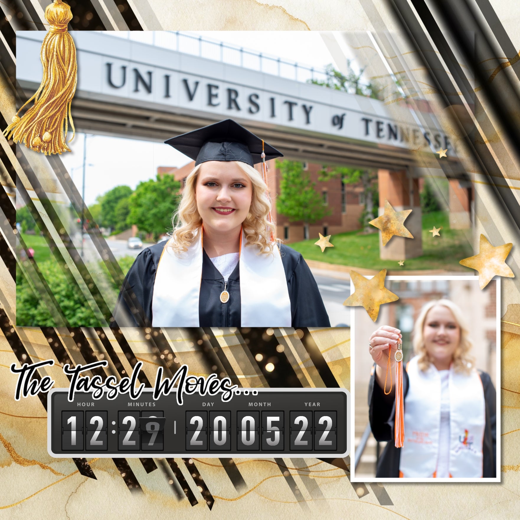 Countdown Clock Digital Scrapbook Kit