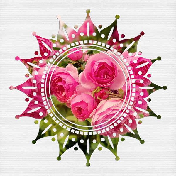 With 16 unique digital scrapbooking designs, these decorative round photo masks by Lucky Girl Creative digital art are supplied as both standard and inverse embellishment overlays for maximum flexibility. These circle masks are perfect for highlighting any special occasion or theme, especially wedding, baby, and vintage heritage. Fill with color, paper, or your favorite photo to create a one-of-a-kind image.