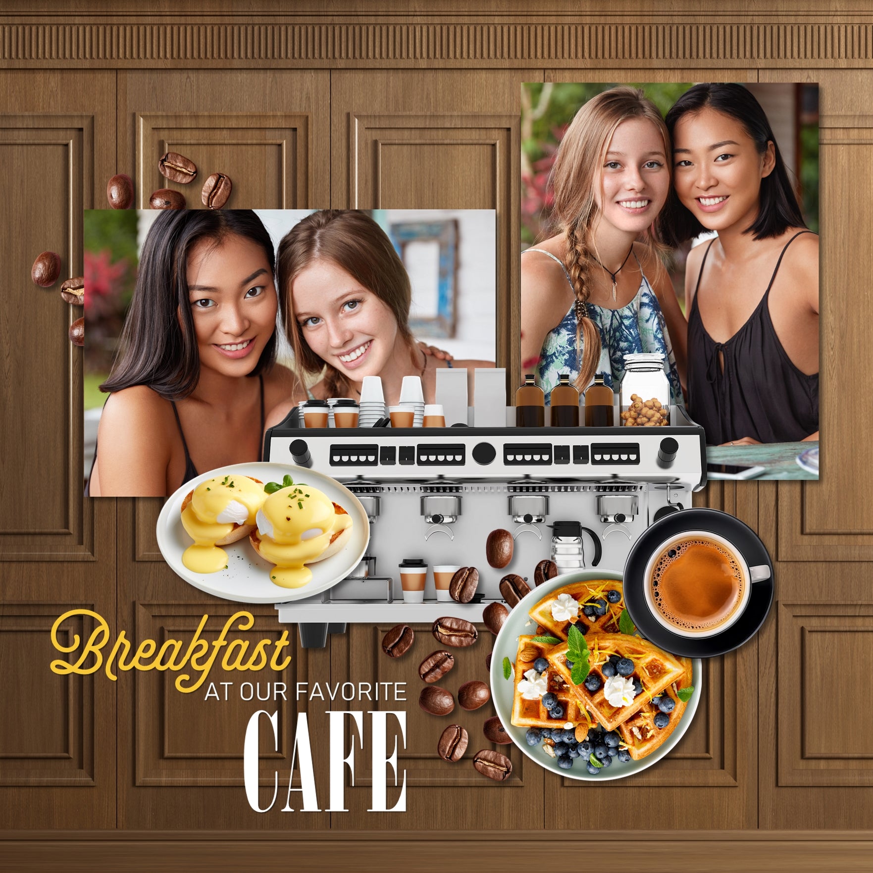 Great for vacations and holidays, these realistic digital scrapbooking food and beverage embellishments by Lucky Girl Creative digital art will add that realistic touch to all your pages featuring fine dining and cocktail sipping. Also perfect for dinner out in your favorite restaurant or hanging out in the coffee shop, pub, or bar.