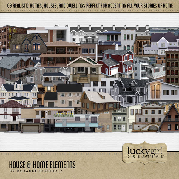 There's no place like home! Whether it is a single family home, an apartment building, duplex, or trailer, home is where your heart is! Document the house and home you grew up in with this wide selection of domestic dwellings digital art by Lucky Girl Creative. House styles include cabin, cottage, duplex, trailer, camper, condo, flat, Colonial, modern, Craftsman, Farmhouse, Ranch, townhouse, stucco, Traditional, brick, two story, Victorian, Villa, and more!