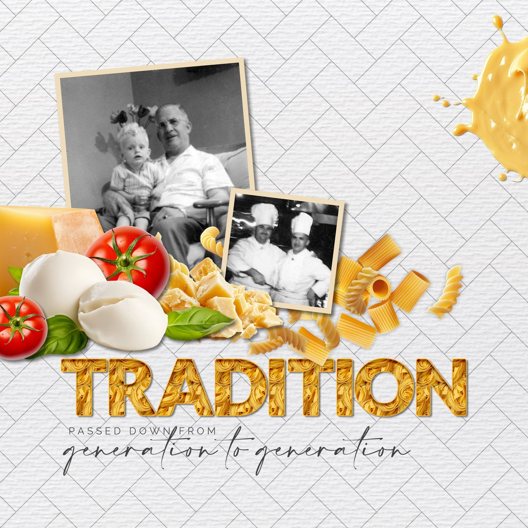 Showcase your favorite food, meals, restaurants, recipes, kitchen, and cookbook favorites with these realistic digital scrapbooking embellishments and subway tile papers by Lucky Girl Creative digital art. Great for the chef, baker, cook, cooking, and family dinners. Kitchen themed embellishments include appliances, cookware, bakeware, butcher cut labels, cans and jars, essentials, placesettings, cutlery, and more!