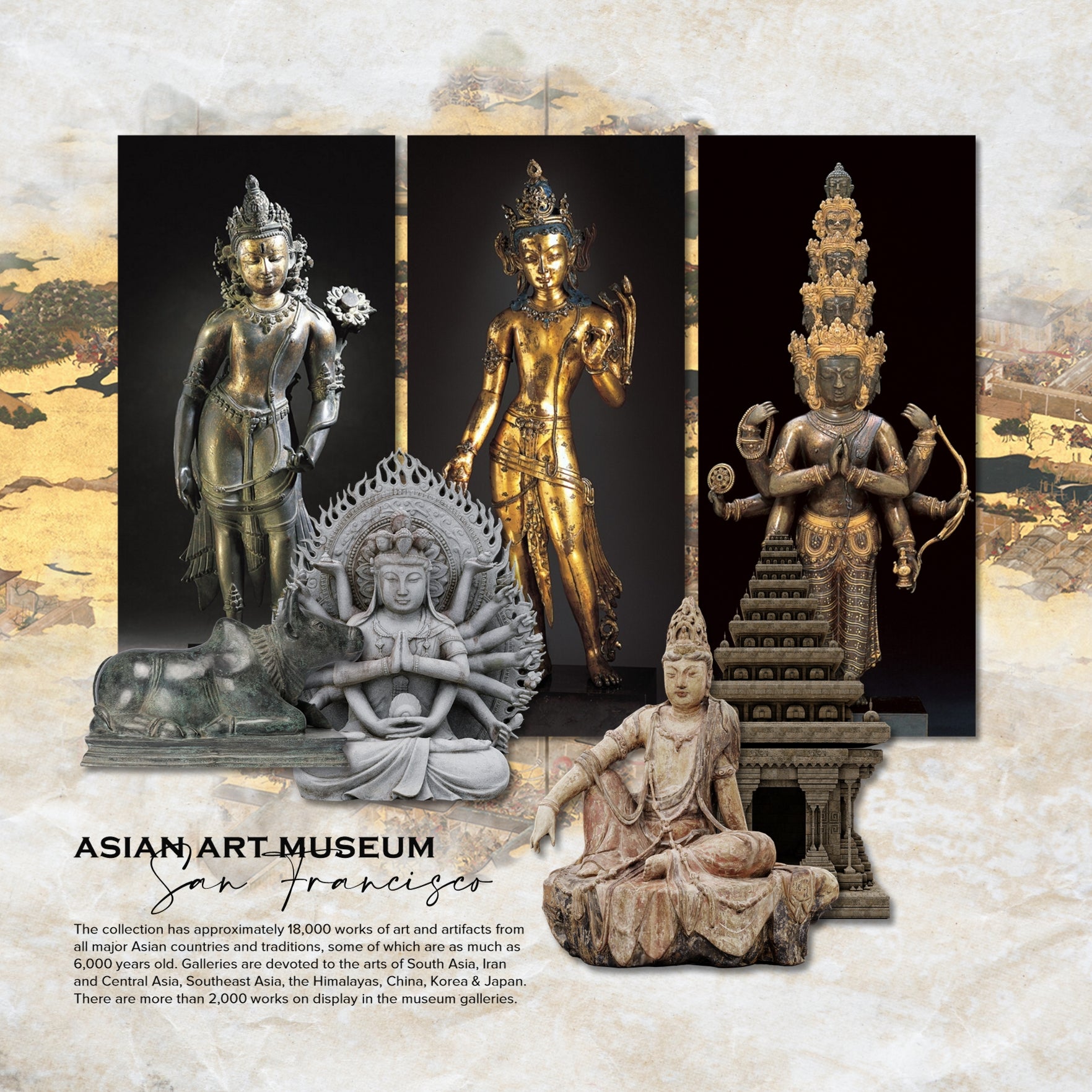 Beautifully curated by Lucky Girl Creative digital art, the Museum Asia digital scrapbook kit features realistic antique artifacts, ancient paintings, wood carvings, stone sculpture, architecture, vintage ceramic pottery, masks, and clothes and costumes from Asia including China, Japan, Southeast Asia. Perfect for documenting school field trips to the museum, vacations to historic sites, travel, genealogy, family history, hobbies, and more!
