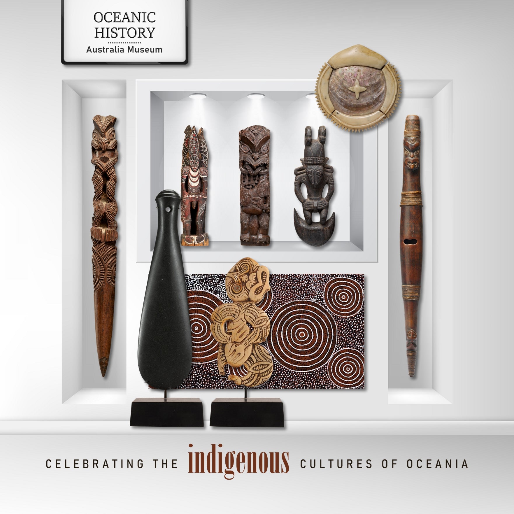 Museum Oceania Digital Scrapbook Kit