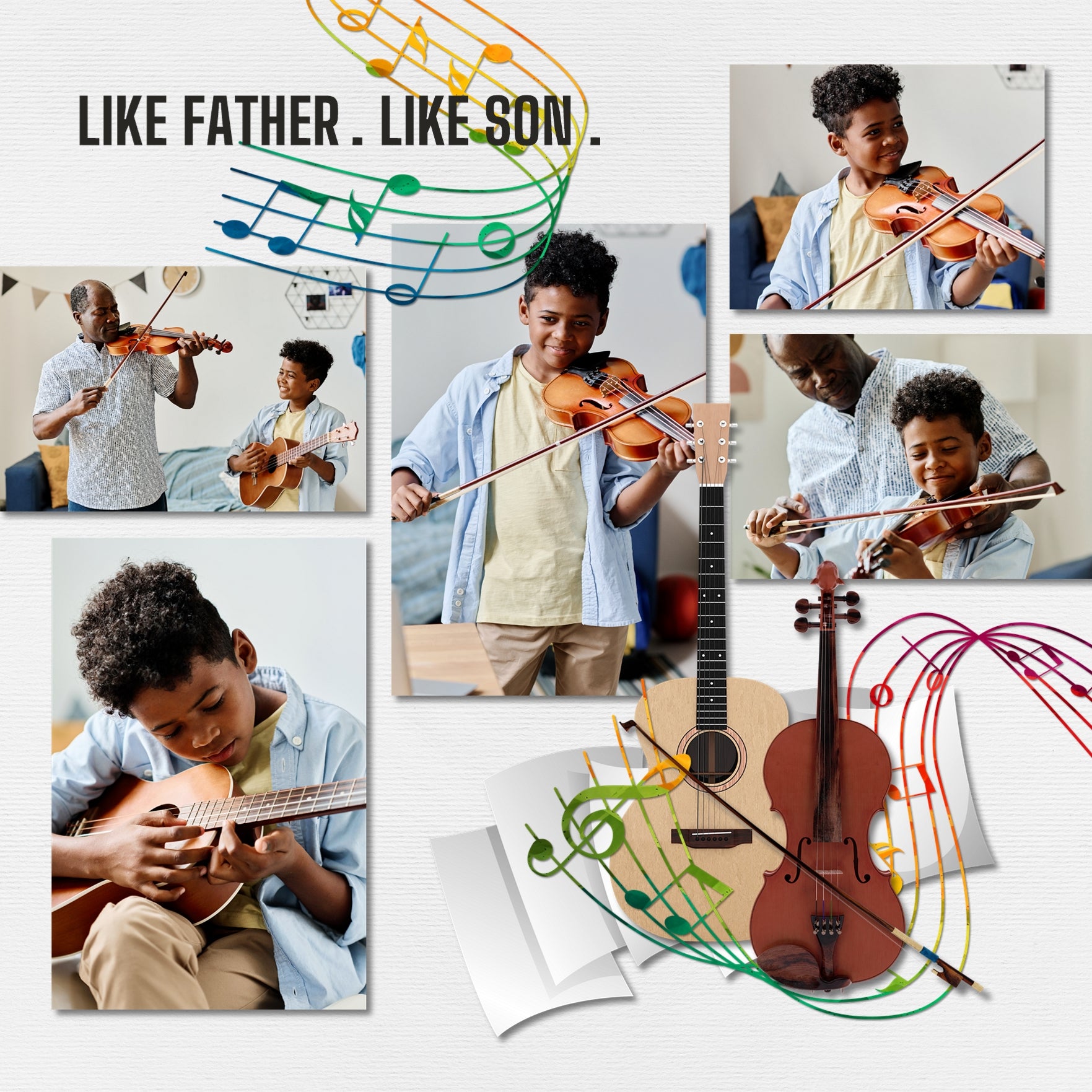 Music, music, and more music! Have fun with this music, musical theater, instrument practice, and school band class digital art kit from Lucky Girl Creative. From musical instruments to every music note, rest, sharp, and clef you'll need, this kit has everything you need to tell your child's story.