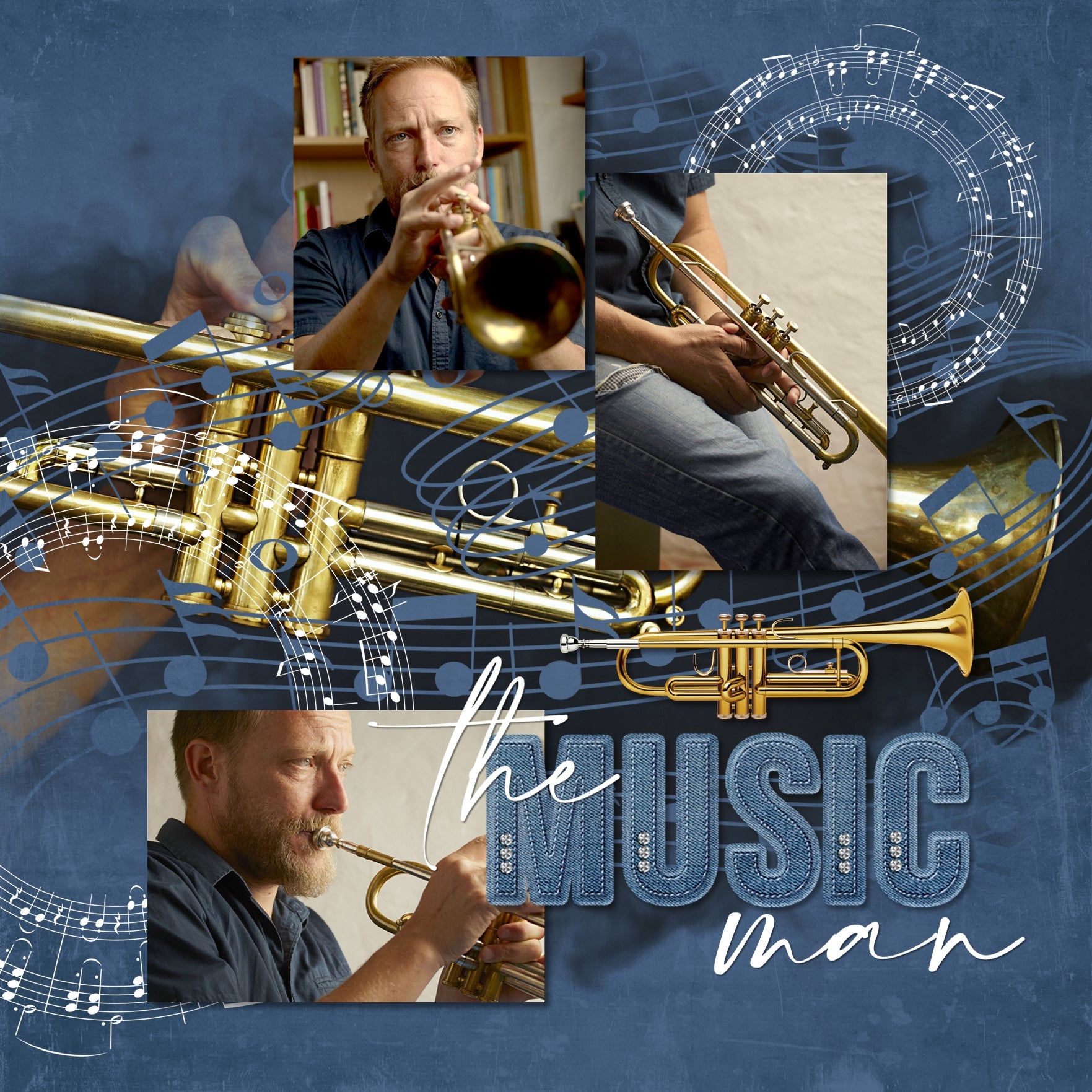 These beautiful musical digital photo masks and overlays by Lucky Girl Creative digital art for digital scrapbooking can be filled with paper or photos, colorized, or used as Blend effects. In Photoshop, drop the photo mask on your page, overlay with your favorite photo, and create a clipping path for a stunning result. The embellishments included in this digital scrapbooking bundle are great for music class, musicians, plays, concerts, and more.