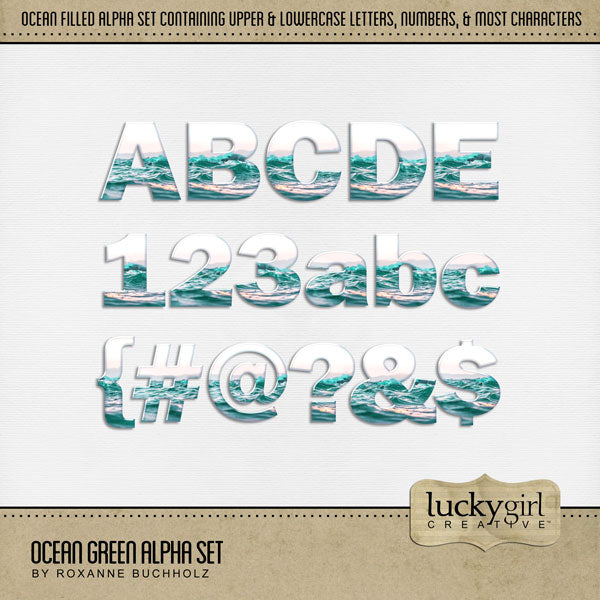 Accent your beach, ocean, and sea pages with these fun digital art alpha embellishments by Lucky Girl Creative. Great for Caribbean vacations, California adventures South Pacific holidays, and pages of Australia and the Great Barrier Reef.