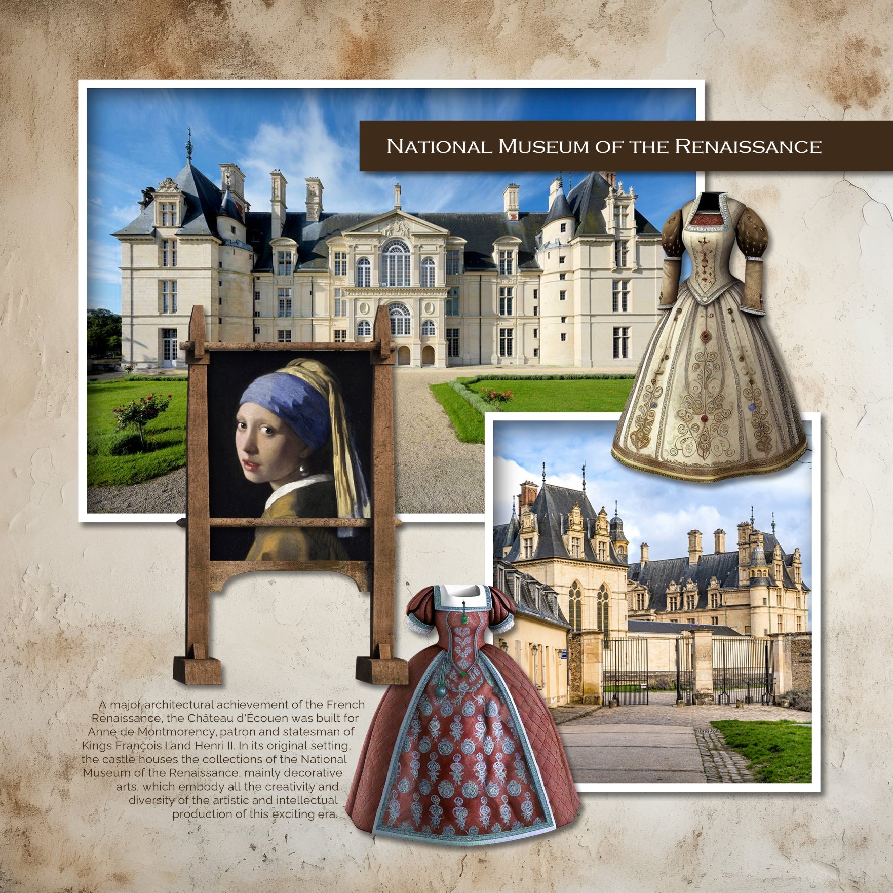 Great for genealogy and family history albums, Renaissance Fairs or Medieval Faire Festivals, and trips to Europe and other historic sites, these beautiful realistic embellishments and papers by Lucky Girl Creative are the perfect accent for your digital scrapbooking pages.