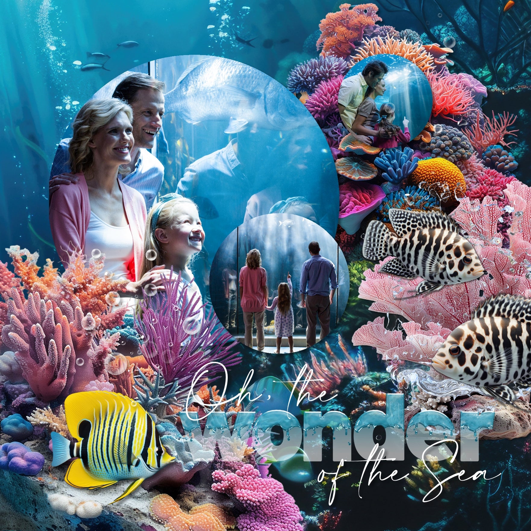 Filled with realistic saltwater aquarium flora and fauna, this digital scrapbooking clusters kit by Lucky Girl Creative digital art will add a splash of wonder to your aquarium and tropical fish pages. Great for aquarium, beach, ocean, snorkeling, and scuba diving pages.