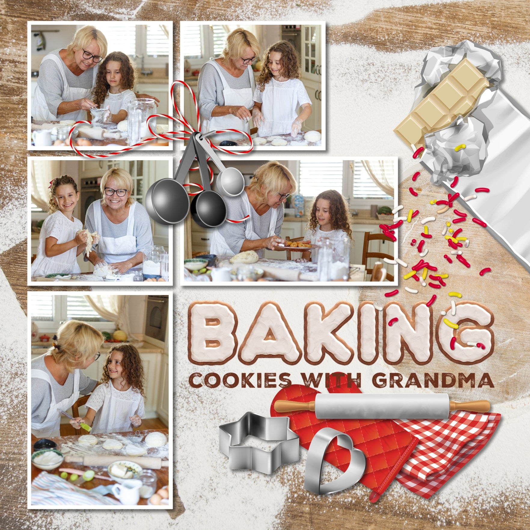 Showcase your favorite cookie desserts, restaurants, recipes, and cookbook favorites with these fun digital scrapbooking alphabet letters, numbers, and punctuation by Lucky Girl Creative digital art great for creating one-of-a-kind page titles. Great for baking, sweet treats, making cookies, and more! This alpha set consists of a full set of digital art uppercase letters A-Z, numbers 0-9, and most punctuation. This alpha set is available as individual embellishments only.
