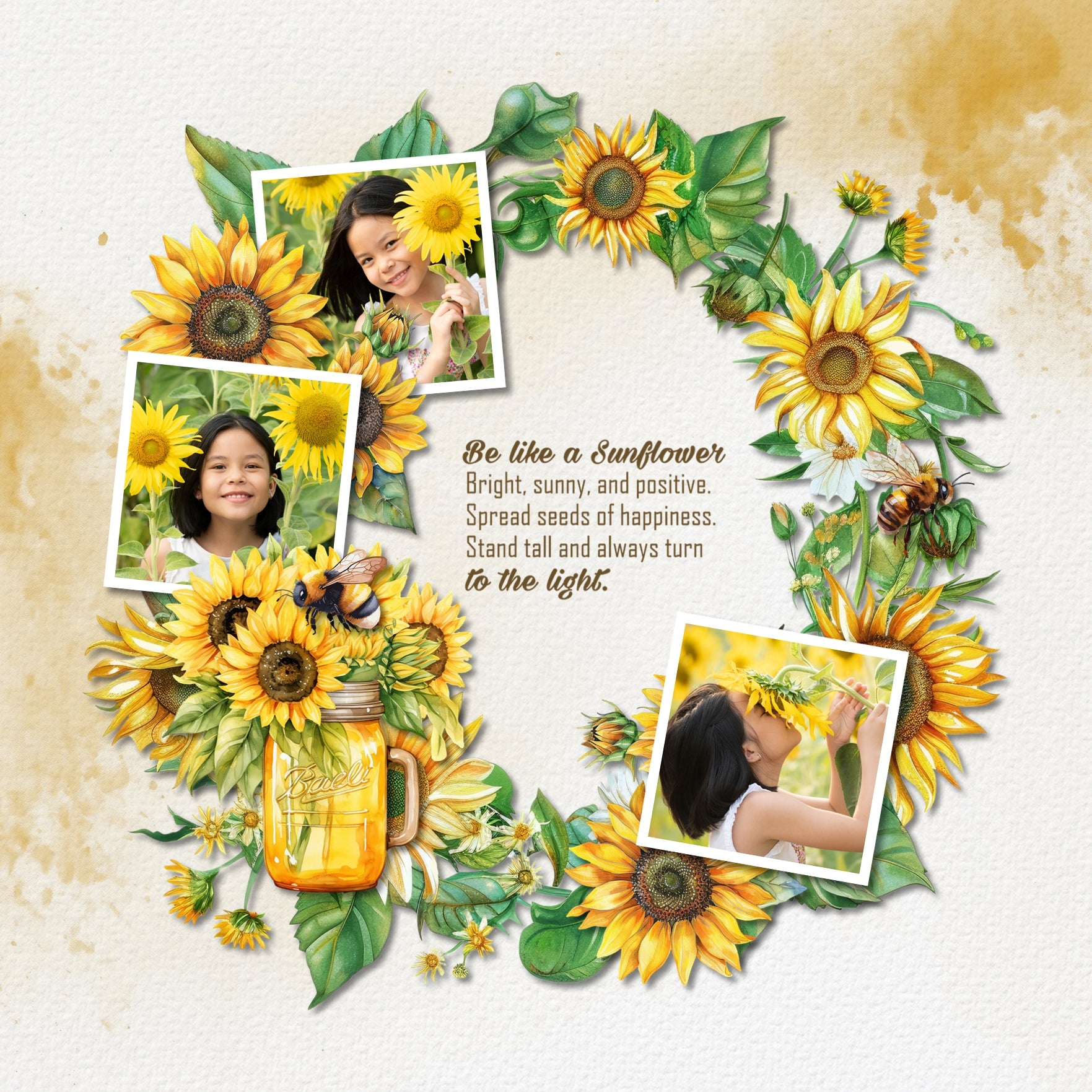 Add these beautiful digital scrapbooking watercolor wreaths by Lucky Girl Creative digital art to all your fall and autumn digital scrapbooking pages, albums, Thanksgiving holiday greeting cards, and harvest wall decor! Each wreath is 10" wide but can be re-sized to fit your project. TIP: Try layering the various wreaths to create a new look every time. Add photos and additional embellishments for a stunning page layout! This kit is included in the Through the Seasons Wreaths Bundle.
