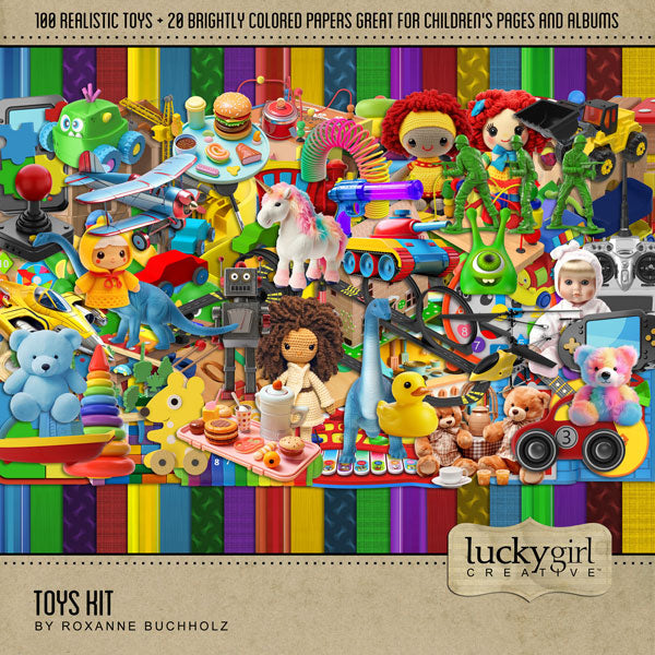 Toys Digital Scrapbook Kit
