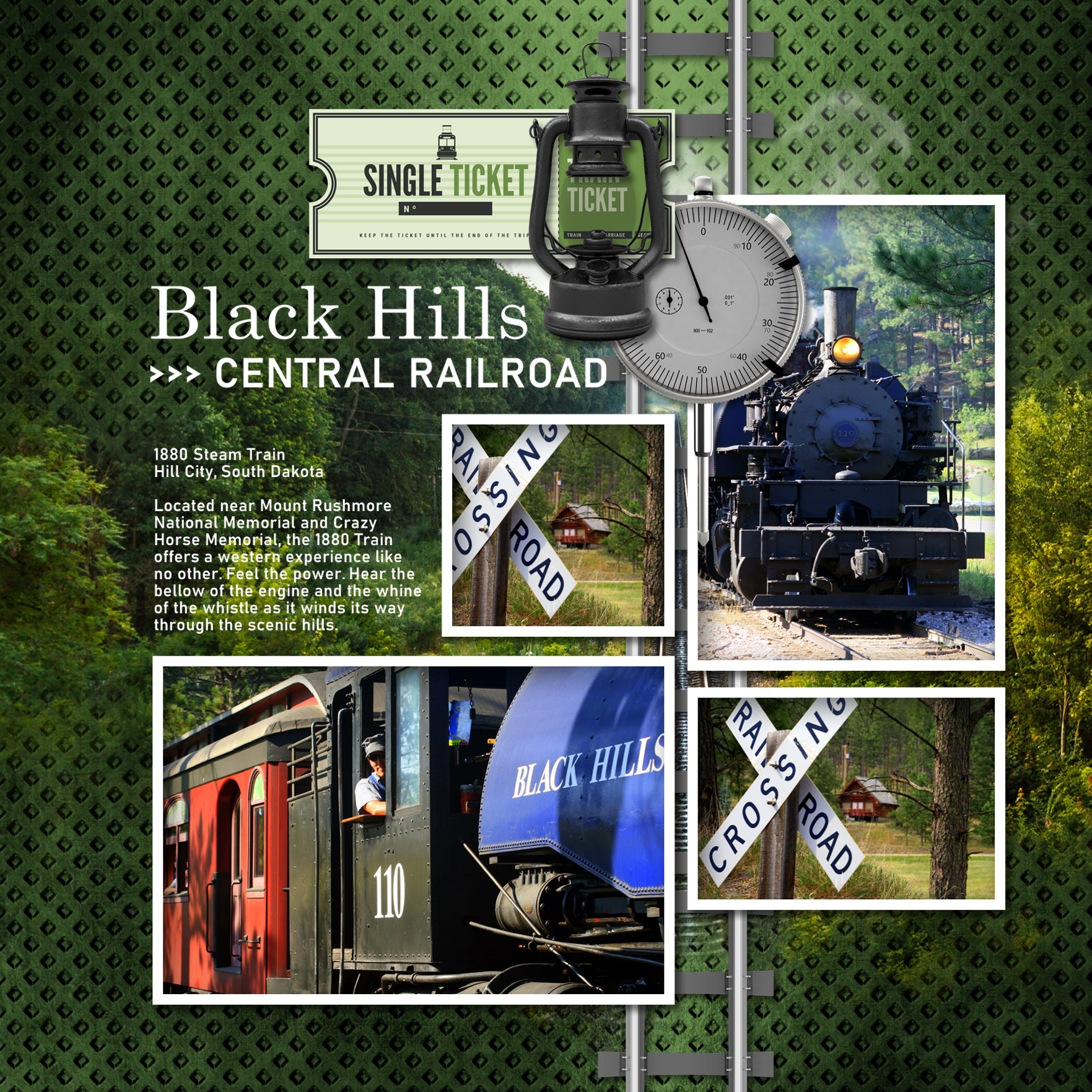 Choo-Choo! These fun digital scrapbooking embellishments by Lucky Girl Creative digital art are your ticket to ride on any page featuring train travel, railroad adventures, subway, tram, cable car, metro, and locomotive museums. Embellishments include chain link fence, barrier, handrail, turnstile, bridge, building, train station, caboose, engine, conductor cap, hat, open carrier, coal car, forklift, container, steam engine, engineer headset, and more.