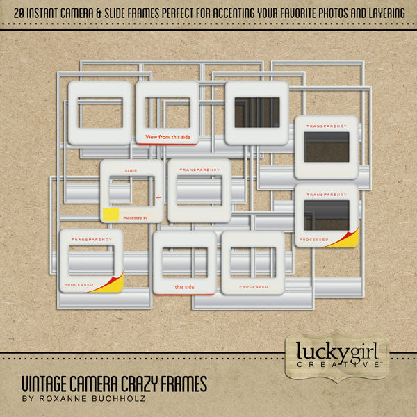 Vintage Camera Crazy Digital Scrapbook Bundle