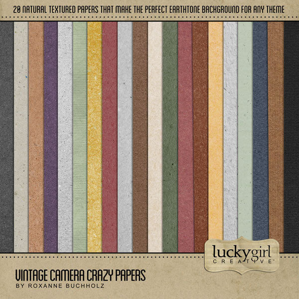 Vintage Camera Crazy Digital Scrapbook Bundle