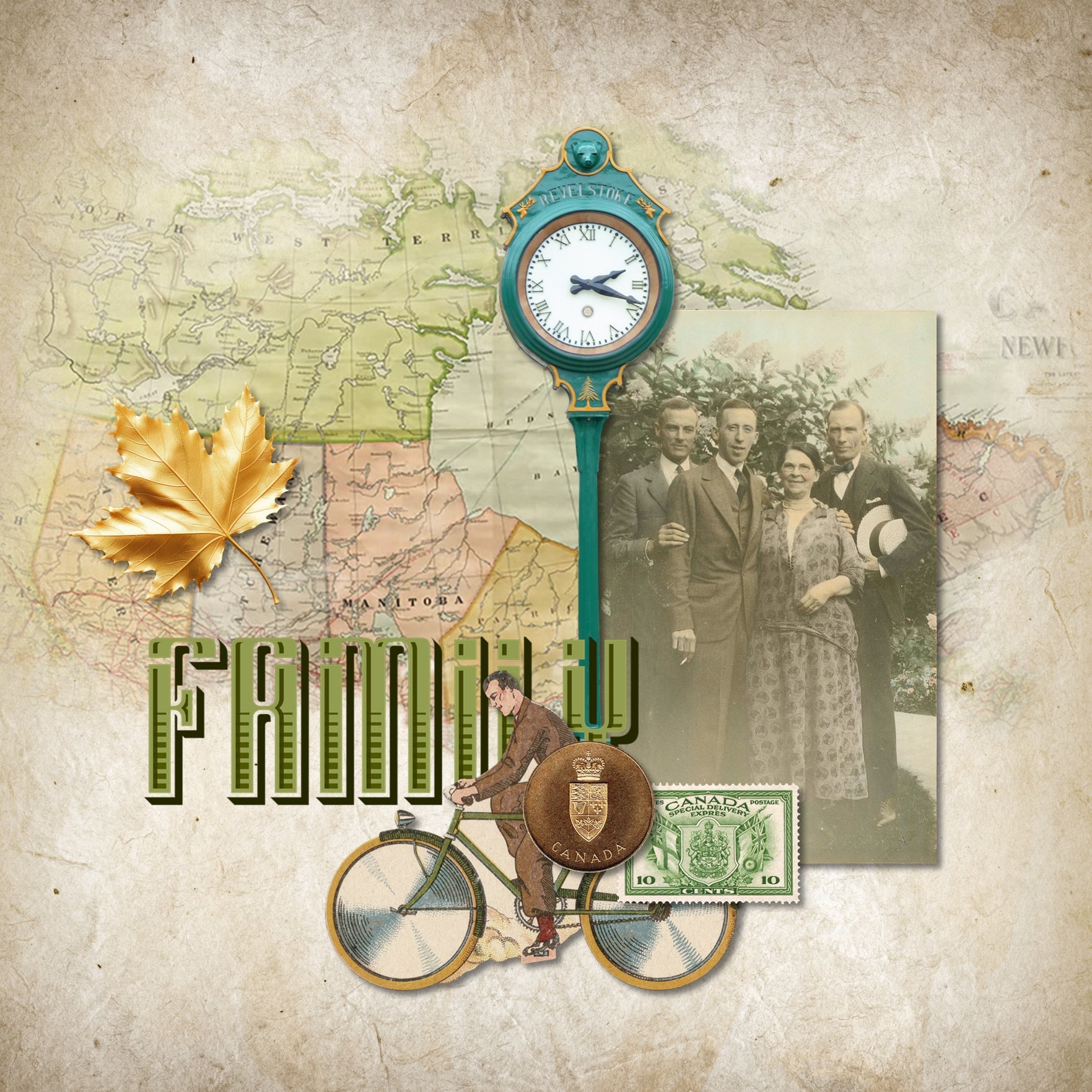 Celebrate your travel memories to Canada with these digital scrapbooking realistic vintage embellishments, versatile papers, flair, ephemera, postage stamps, word art, alpha sets, and more by Lucky Girl Creative digital art! Great for Canadians, vacations to Canada, and family history and genealogy projects. Layer with your favorite photos and papers to create a warm and authentic scrapbooking look.