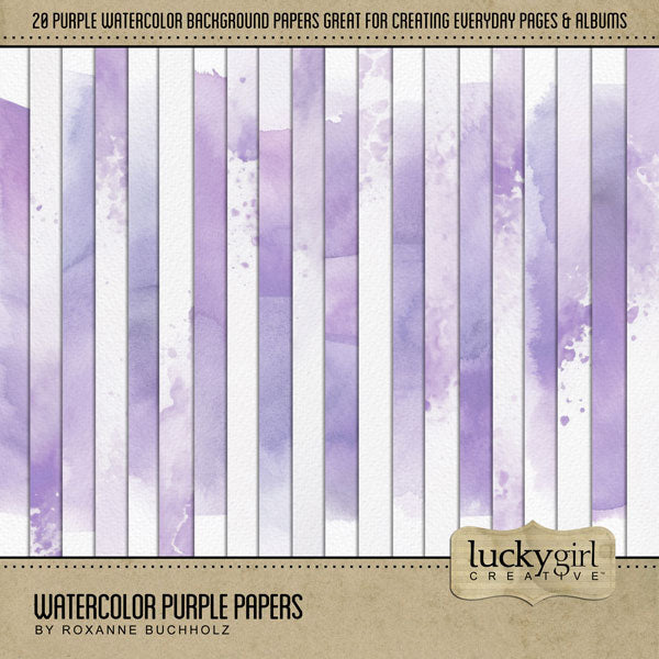 Add these beautiful watercolor background papers by Lucky Girl Creative digital art to all your digital scrapbooking pages and mix-and-match them on various projects throughout the year! Great for any occasion and theme! This kit is included in the Middle East Watercolor Bundle and the Middle East Watercolor Kit.