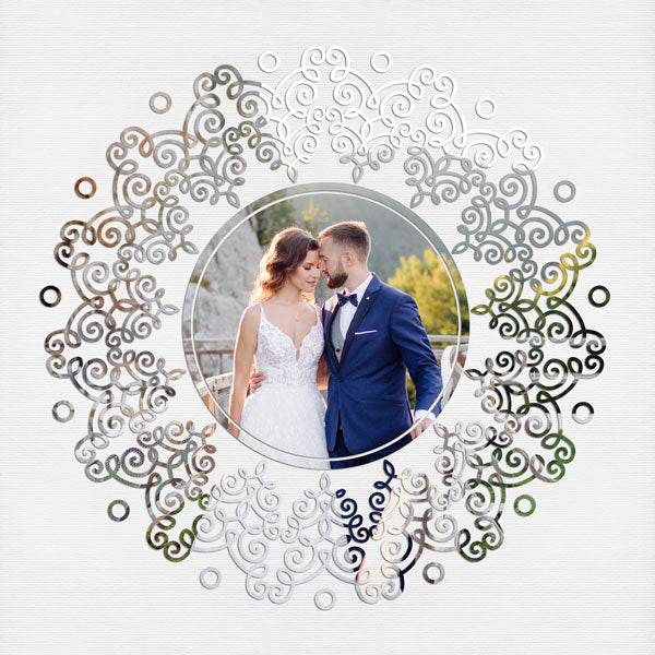 With 4 unique designs by Lucky Girl Creative digital art, these decorative round photo masks for digital scrapbooking are supplied as both standard and inverse embellishment overlays for maximum flexibility. These circle masks are perfect for highlighting any special occasion or theme, especially wedding, baby, and vintage heritage. Fill with color, paper, or your favorite photo to create a one-of-a-kind image.