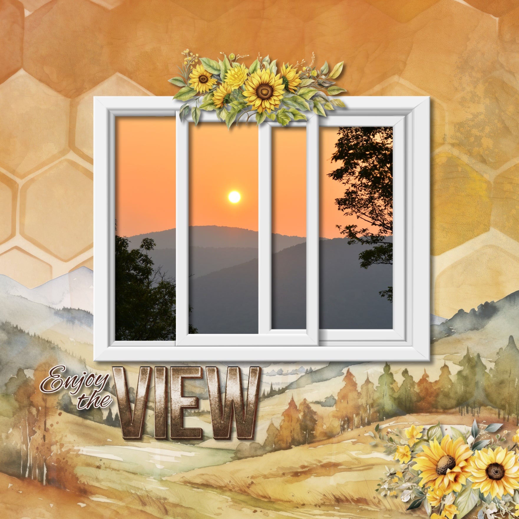 Add these beautiful window frames by Lucky Girl Creative digital art to all your digital scrapbooking pages, no matter the theme or occasion. Great for scenic landscapes, weddings, everyday life, and more! Simply add your photos behind the window panes and you have a one-of-a-kind piece of art. This kit is NOT included in any bundle.