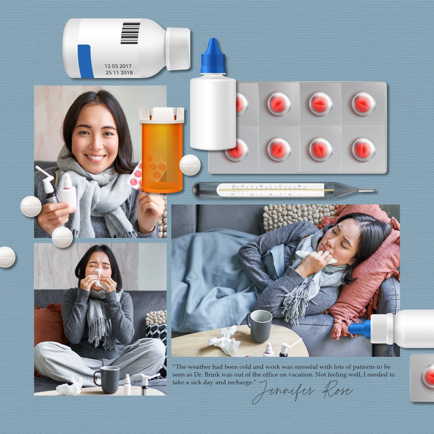 Around the Hospital Mega Digital Scrapbook Bundle