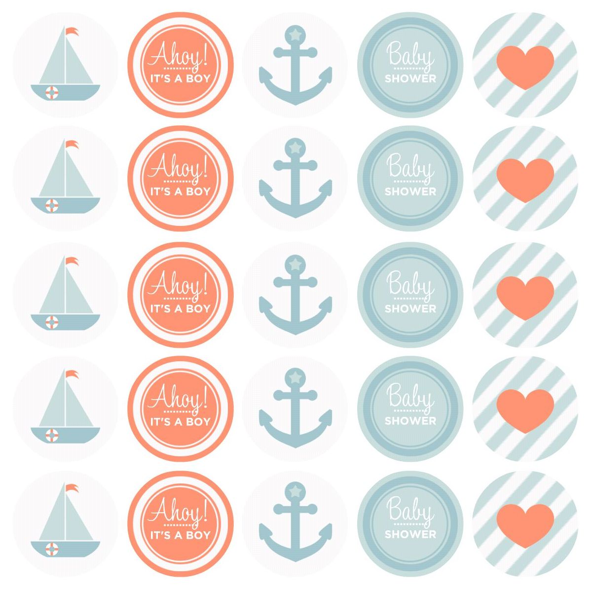 Baby Boy Digital Scrapbook Kit