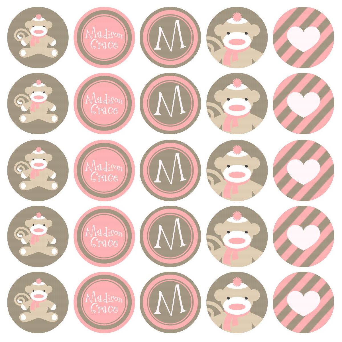 Baby Girl Digital Scrapbook Kit