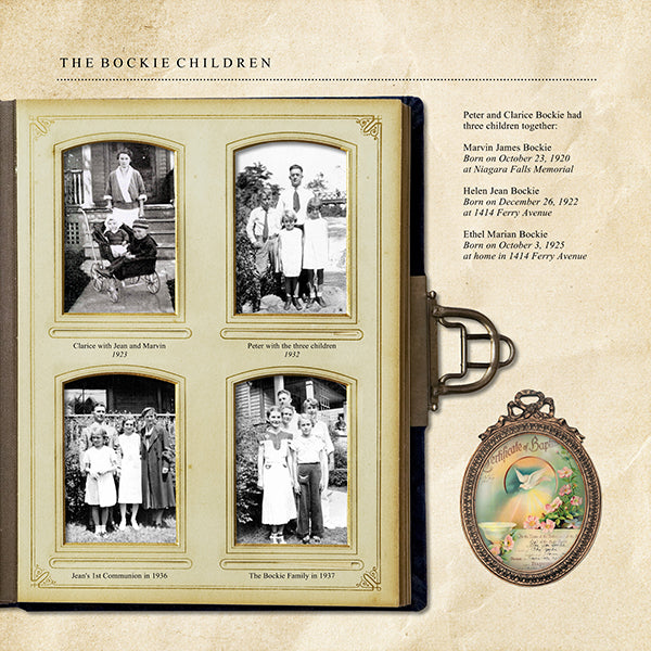 The Vintage Memories Digital Scrapbook Bundle 5 contains beautiful digital art papers, vintage frames, and antique embellishments which are the perfect way to accent your vintage family history or genealogy projects.