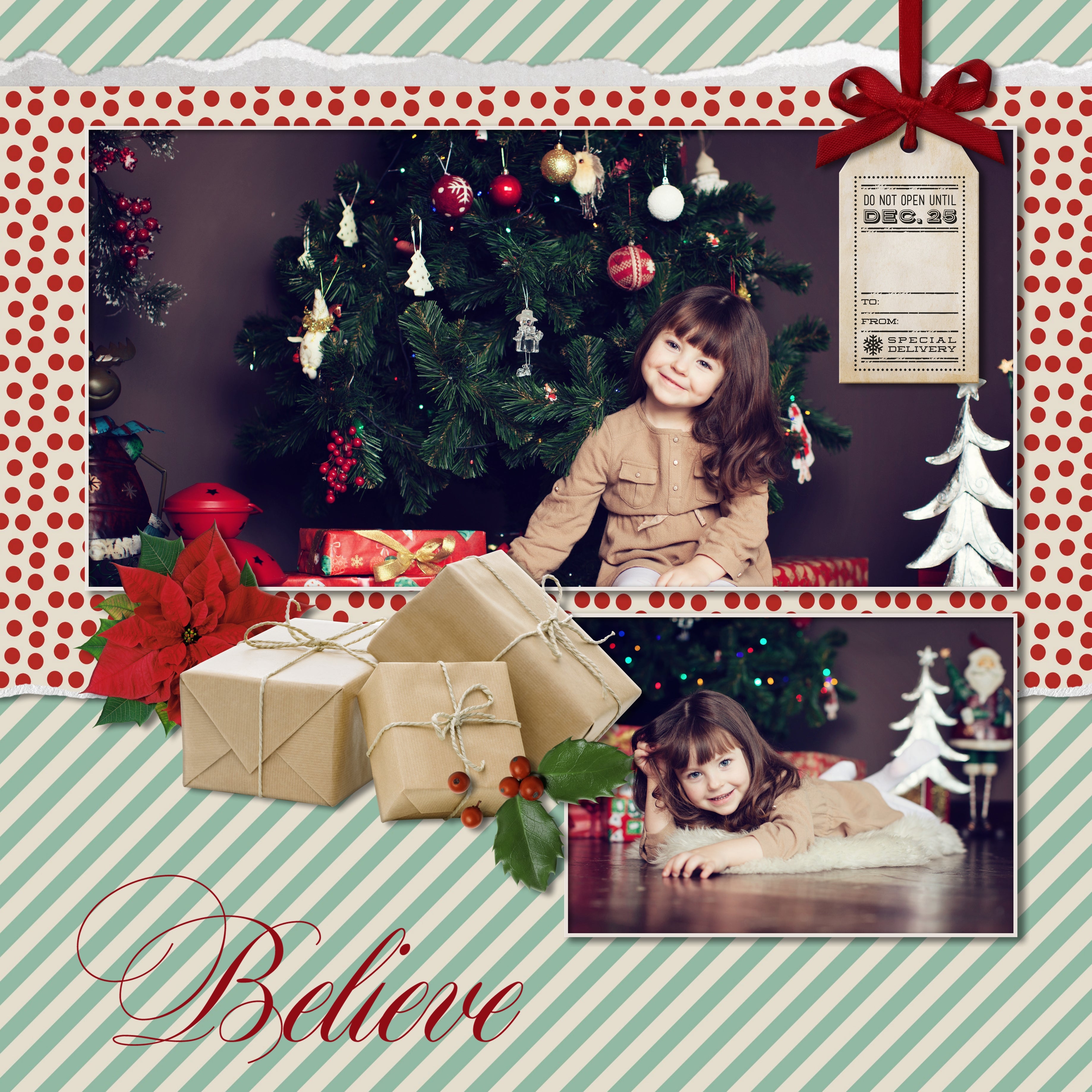 Filled with a vintage feel yet modern pattern twist, this Vintage Christmas Papers Digital Scrapbook Kit is perfect for your personal scrapbooking projects and holiday cards. Works great as a stand-alone digital art paper collection with lots of modern patterns or pairs perfectly with Vintage Christmas 1, Vintage Christmas 2, and Vintage Christmas Extras Digital Scrapbook Kits to extend your holiday scrapbooking projects.