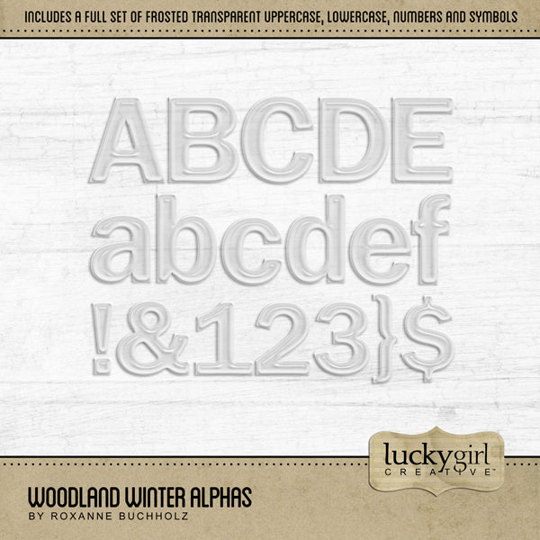 Woodland Winter Digital Scrapbook Bundle