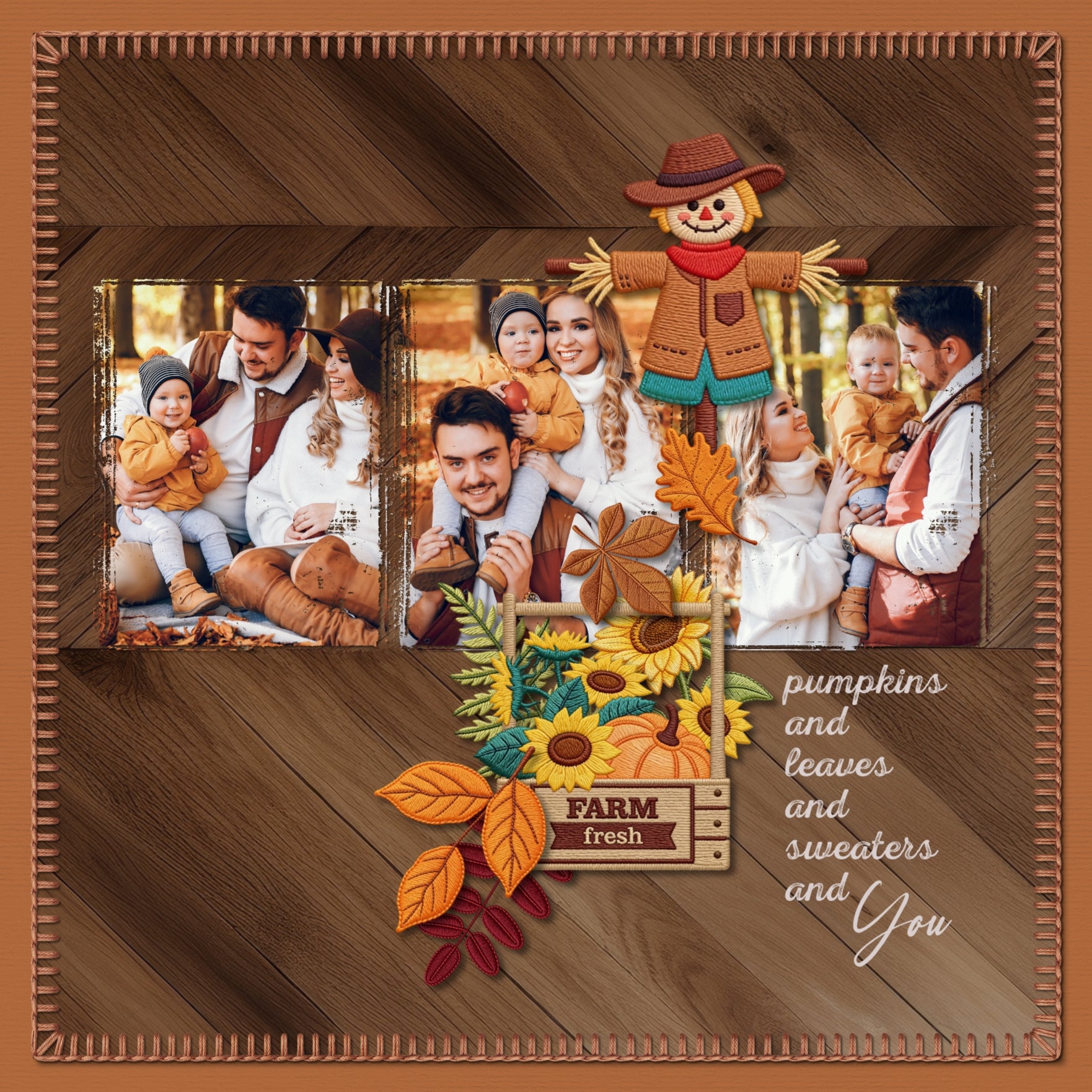 Celebrate the cozy charm of autumn with playful embroidered patch embellishments by Crafty Clover digital art! Featuring finely stitched patch designs, these fun, fall digital embellishments are perfect for adding a touch of fall magic to your creative projects. Whether you're capturing pumpkin patch adventures, apple-picking outings, hayrides, Halloween fun, or those beautiful crisp autumn days, these delightful embellishments bring seasonal personality and playful charm to every page.