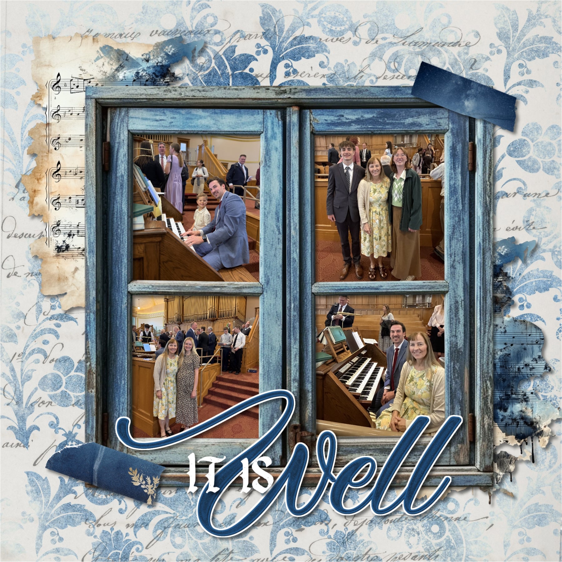 Music is in the air and this beautiful collection by Lucky Girl Creative digital art features vintage inspired papers, ephemera embellishments, decorative frames, and a script alpha set. Great for classic music lovers, musicians, and musical performances including recitals, concerts, band, theater, and anything music related.