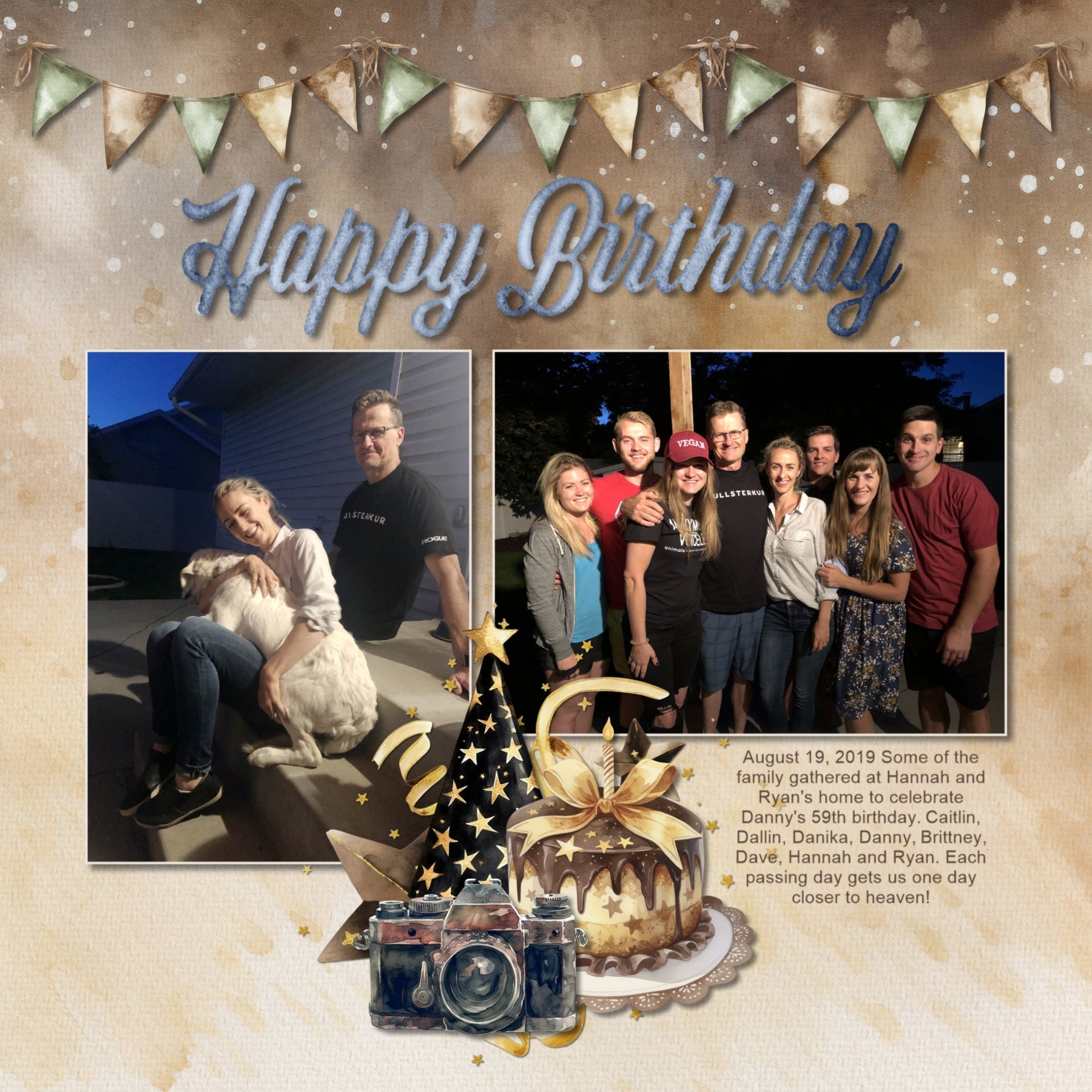 Celebrate the man in your life with these masculine watercolor embellishments, papers, word art, and clusters by Lucky Girl Creative digital art for digital scrapbooking. Great for birthday, boys night out, celebrations, and other manly activities. Embellishments include balloon, banner, bunting, flag, candle, party hat, books, camera, steering wheel, casino chips, poker chips, cigar, bowtie, hat, shoes, suit, suspenders, tie, compass, confetti, streamers, cowboy boots, cowboy hat, crown, dog