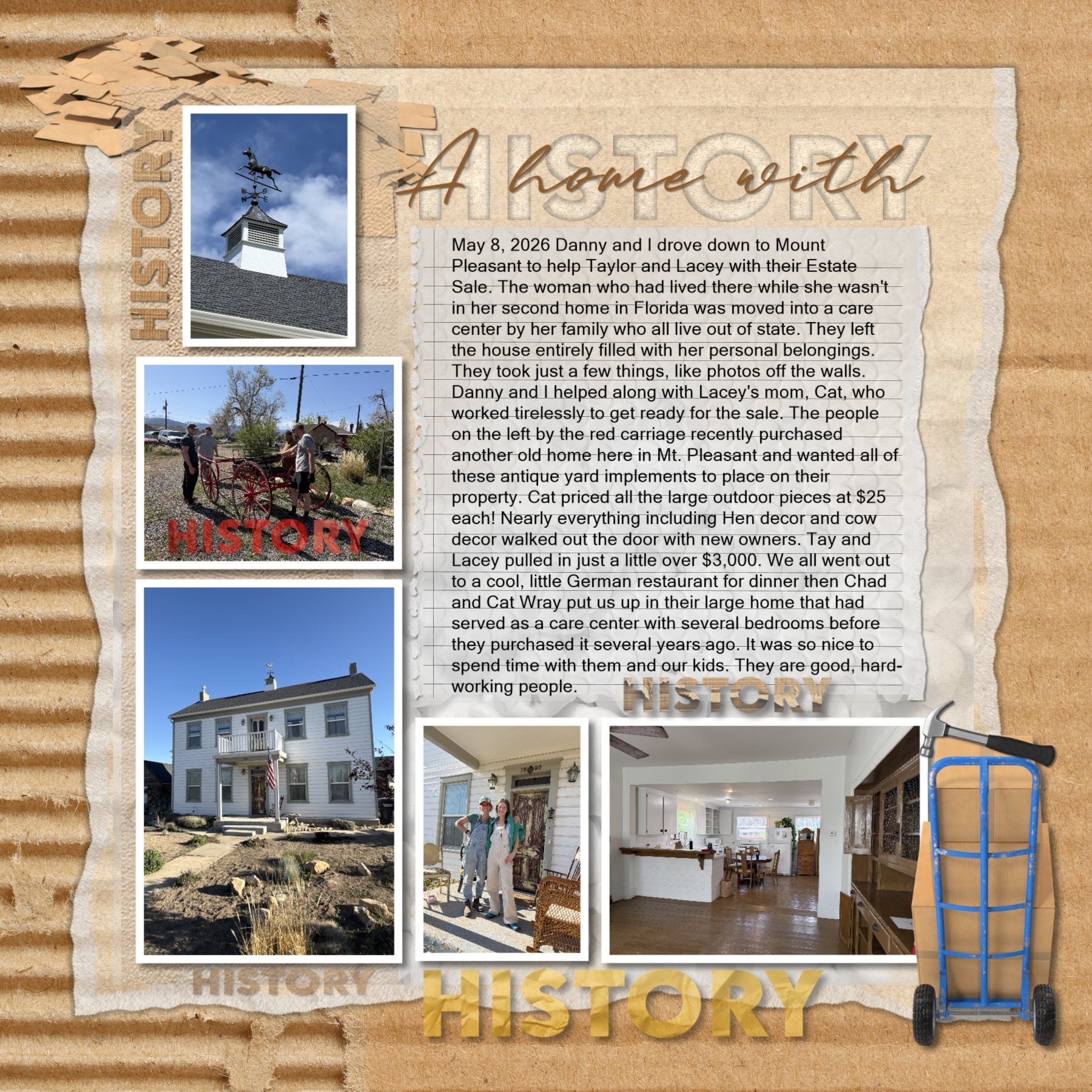 Your home has sold! Now it's time to pack and move! Get started documenting your journey with these realistic embellishments, papers, clusters, word art, and alpha set by Lucky Girl Creative digital art. Great for real estate agents, realtors, and home buyers and sellers! Embellishments include cat in box, dog in bed, damaged box, crushed packaging, bubble wrap, roll, calendar, box, cardboard, moving box, packing box, fragile, moving day, clipboard, crate, picket fence, welcome mat, door mat, gloves