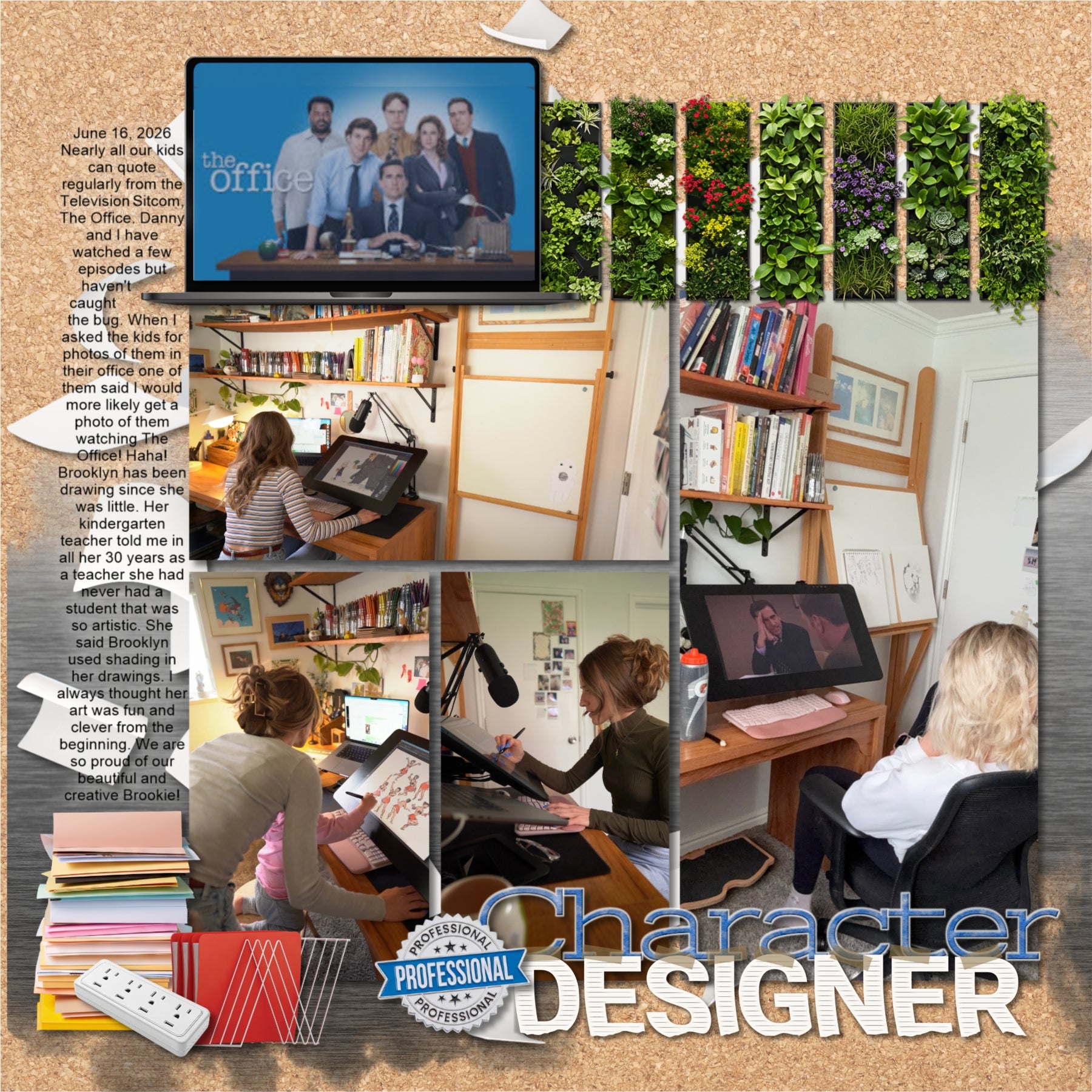 Office 2 Digital Scrapbook Bundle