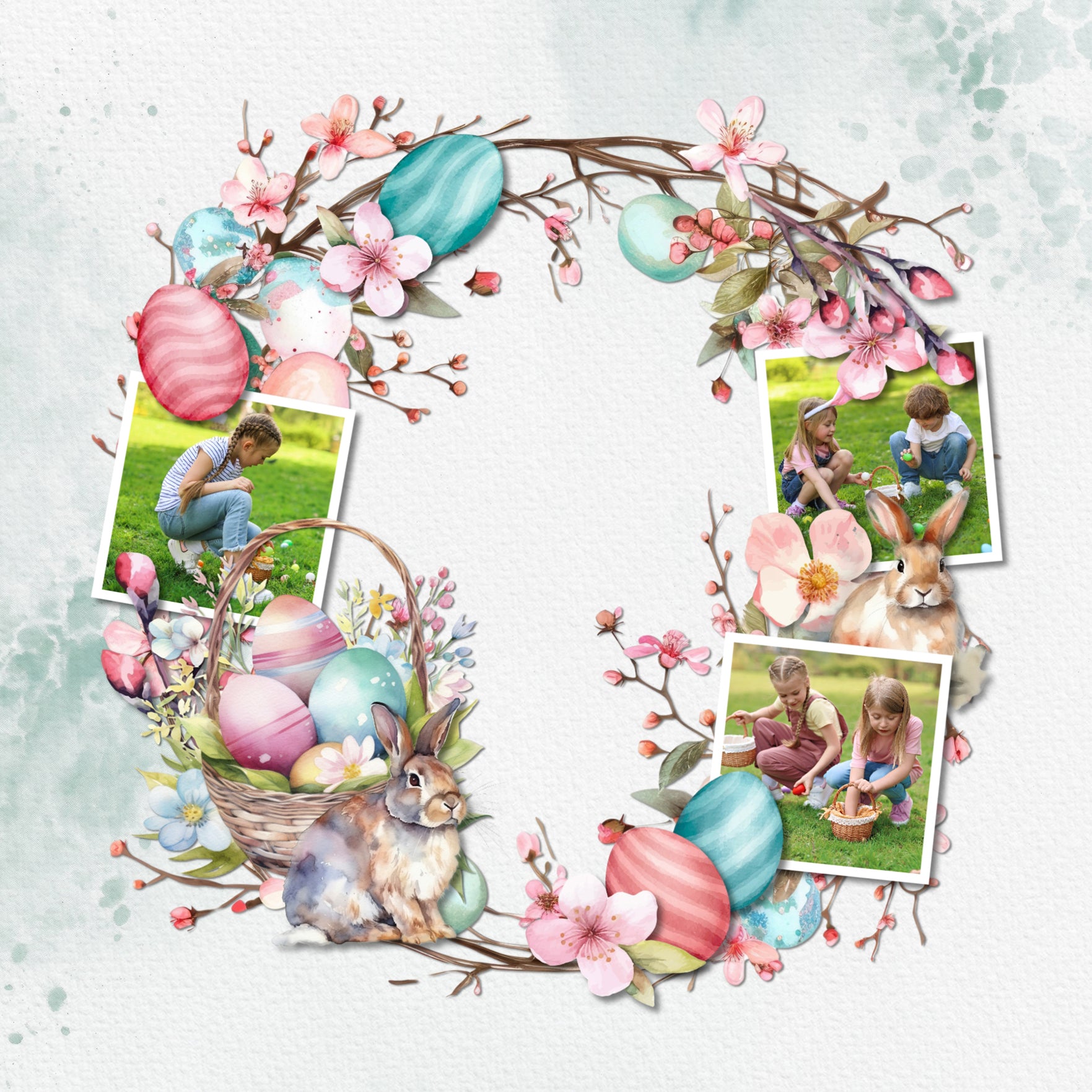 Add these beautiful watercolor wreaths by Lucky Girl Creative digital art to all your seasonal digital scrapbooking pages, albums, holiday greeting cards, and wall decor! Each wreath is 10" wide but can be re-sized to fit your project. Elements include flowers and greenery from winter, spring, summer, and winter. TIP: Try layering the various wreaths to create a new look every time. Add photos and additional embellishments for a stunning page layout!
