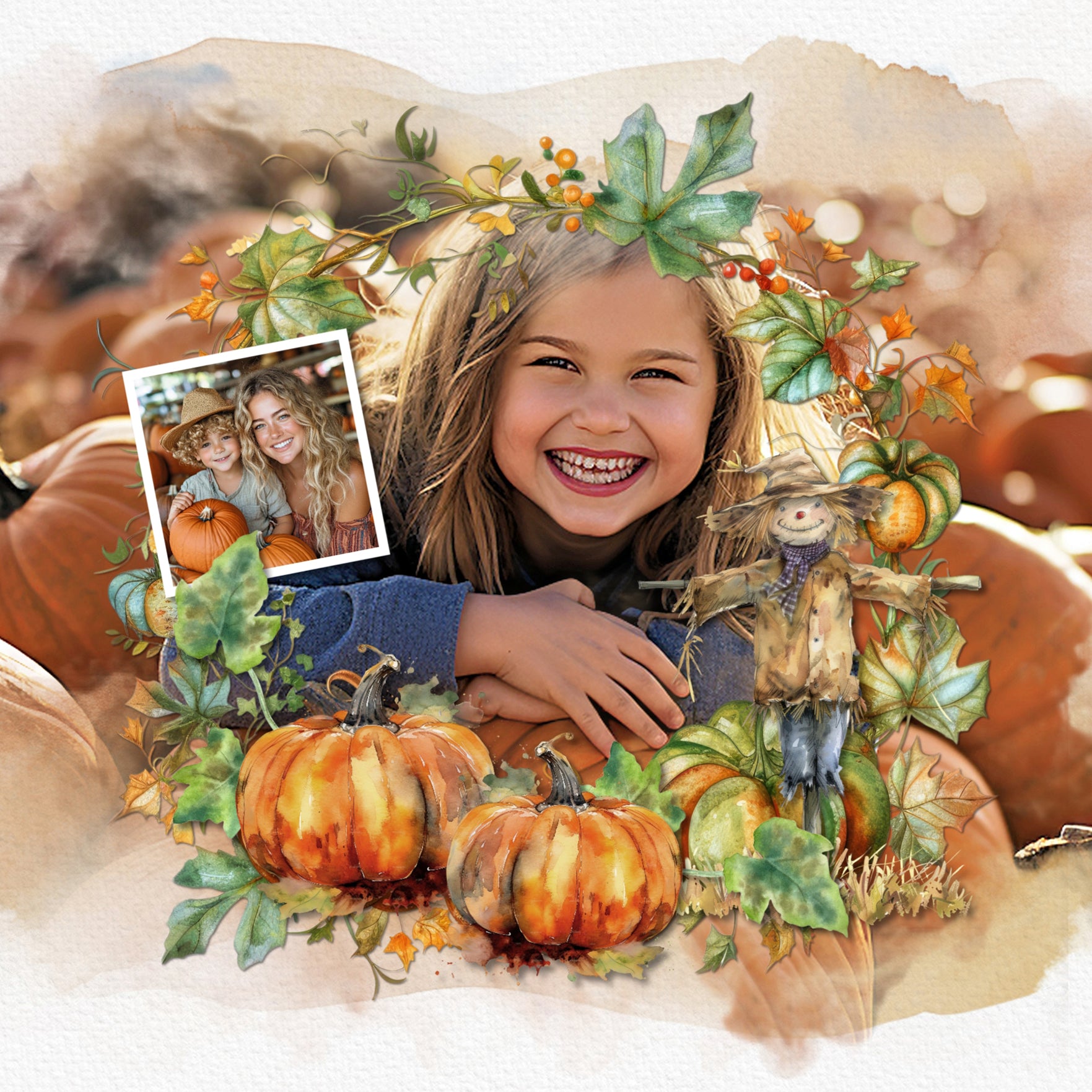 Add these beautiful watercolor wreaths by Lucky Girl Creative digital art to all your seasonal digital scrapbooking pages, albums, holiday greeting cards, and wall decor! Each wreath is 10" wide but can be re-sized to fit your project. Elements include flowers and greenery from winter, spring, summer, and winter. TIP: Try layering the various wreaths to create a new look every time. Add photos and additional embellishments for a stunning page layout!