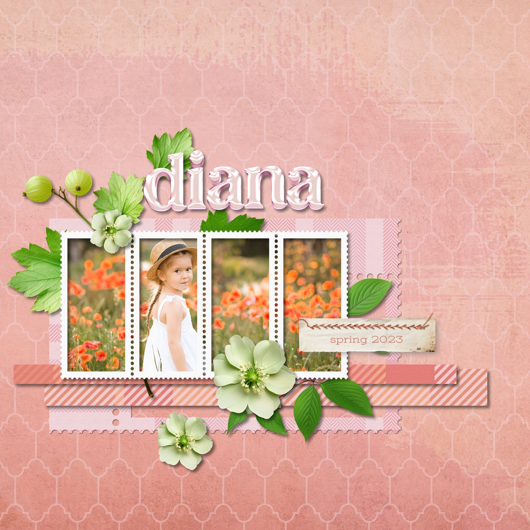 Create your own digital scrapbooking papers with these stylish patterned easy masks & overlays by Lucky Girl Creative digital art. Fill the textures with your favorite color, photo, or paper to create a unique patterned effect and one-of-a-kind background paper. Great for everyday pages and special occasions. In Photoshop, drop the photo mask and overlay on your page, overlay with your favorite photo, and create a clipping path for a stunning result. Try layering multiple masks for a unique look every time.