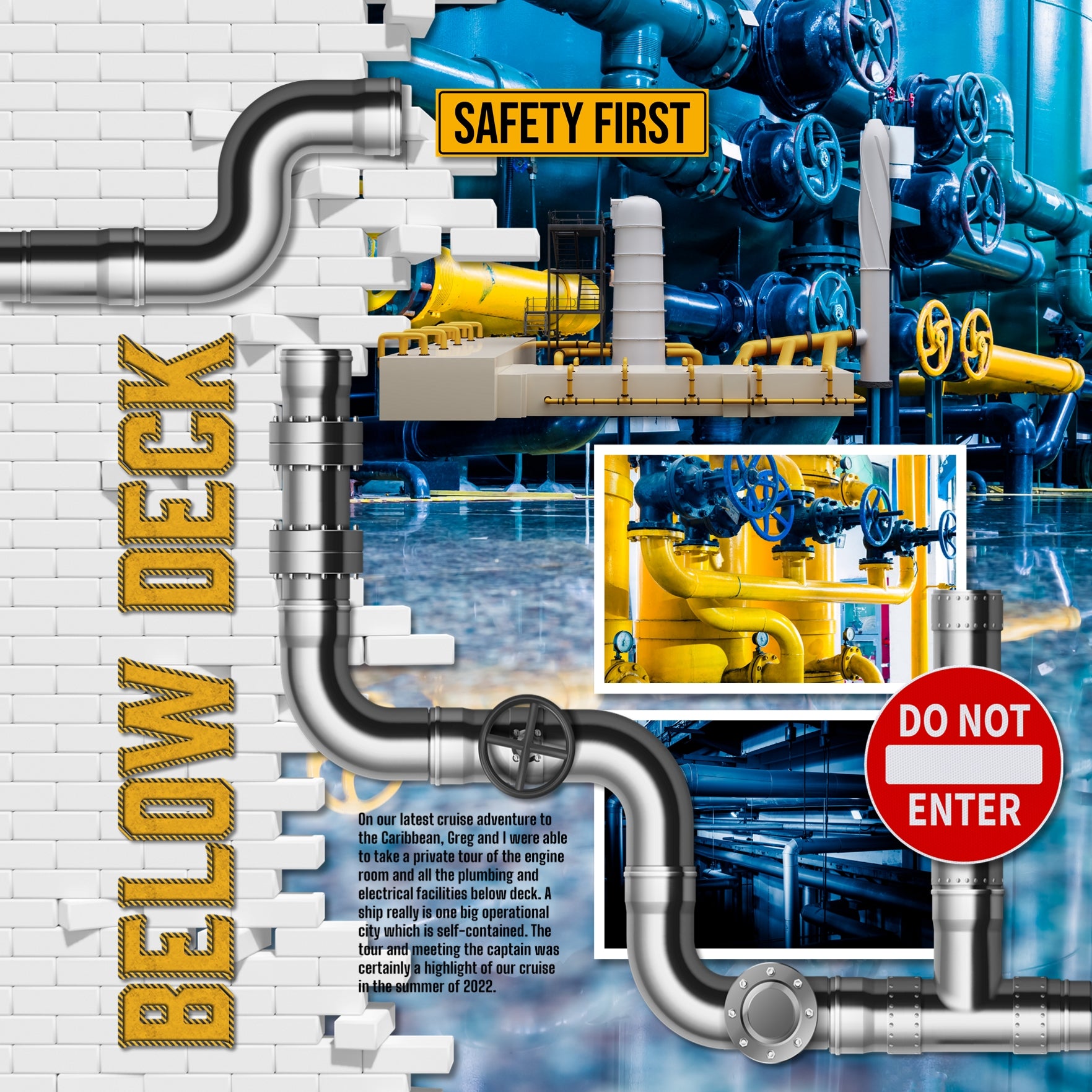 The Around the Construction Site Pipes Digital Art Kit by Lucky Girl Creative is great for documenting life around the construction zone, home renovation projects, and contractors. Also works for DIY, carpenters, plumbers, construction workers, and more!