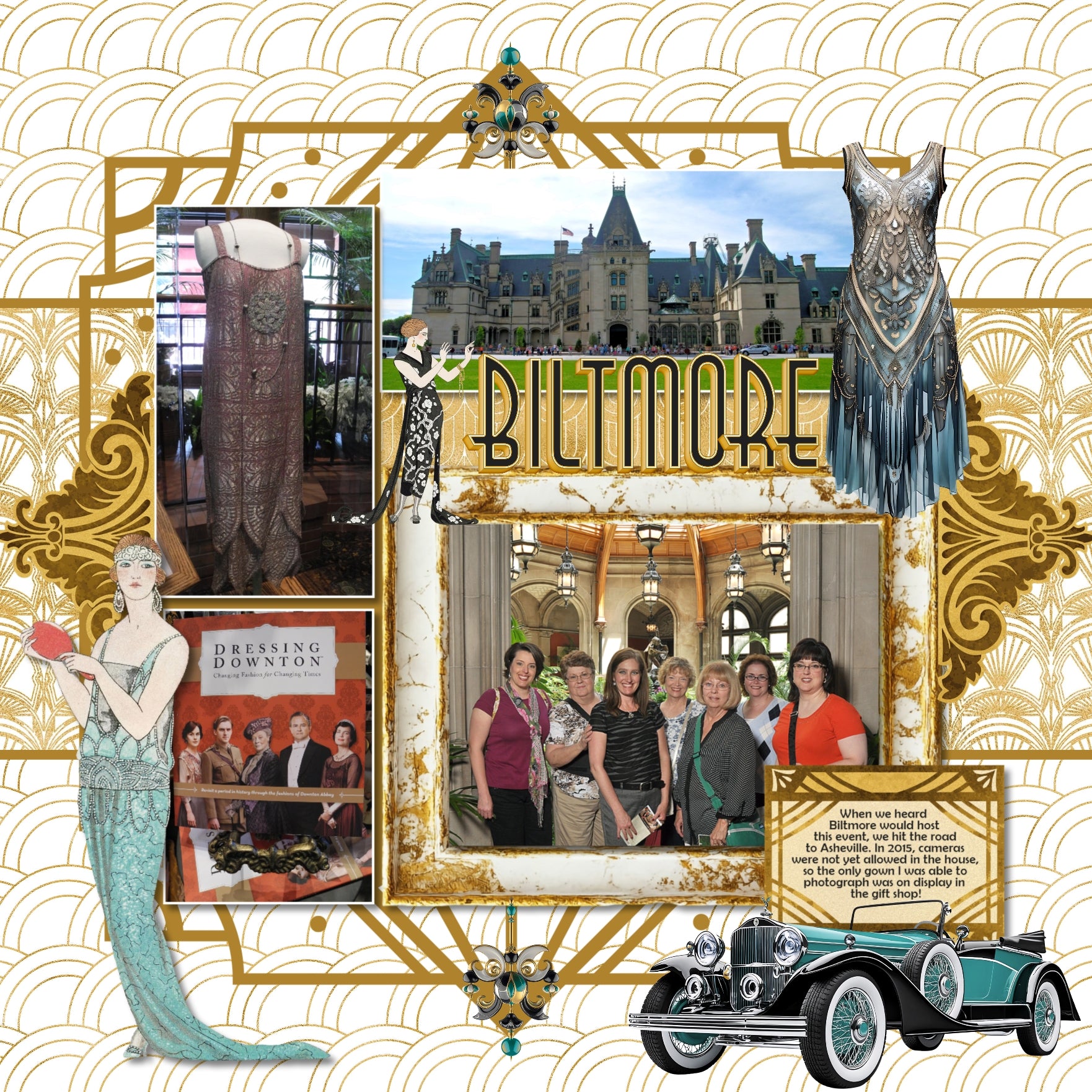 Inspired by the Great Gatsby, these beautiful and realistic Art Deco embellishments, patterned papers, photo mask frames, and alpha set by Lucky Girl Creative digital art from the Roaring 20's will help you create heritage digital scrapbooking pages and albums. Great for New Year's Eve, anniversary, birthday, black tie events, party, graduation, wedding, and more! Embellishments include skyscraper building, clip, clock, pocket watch, bow tie, dress, gown, shoe, top hat, fashion, satin, glove, column.