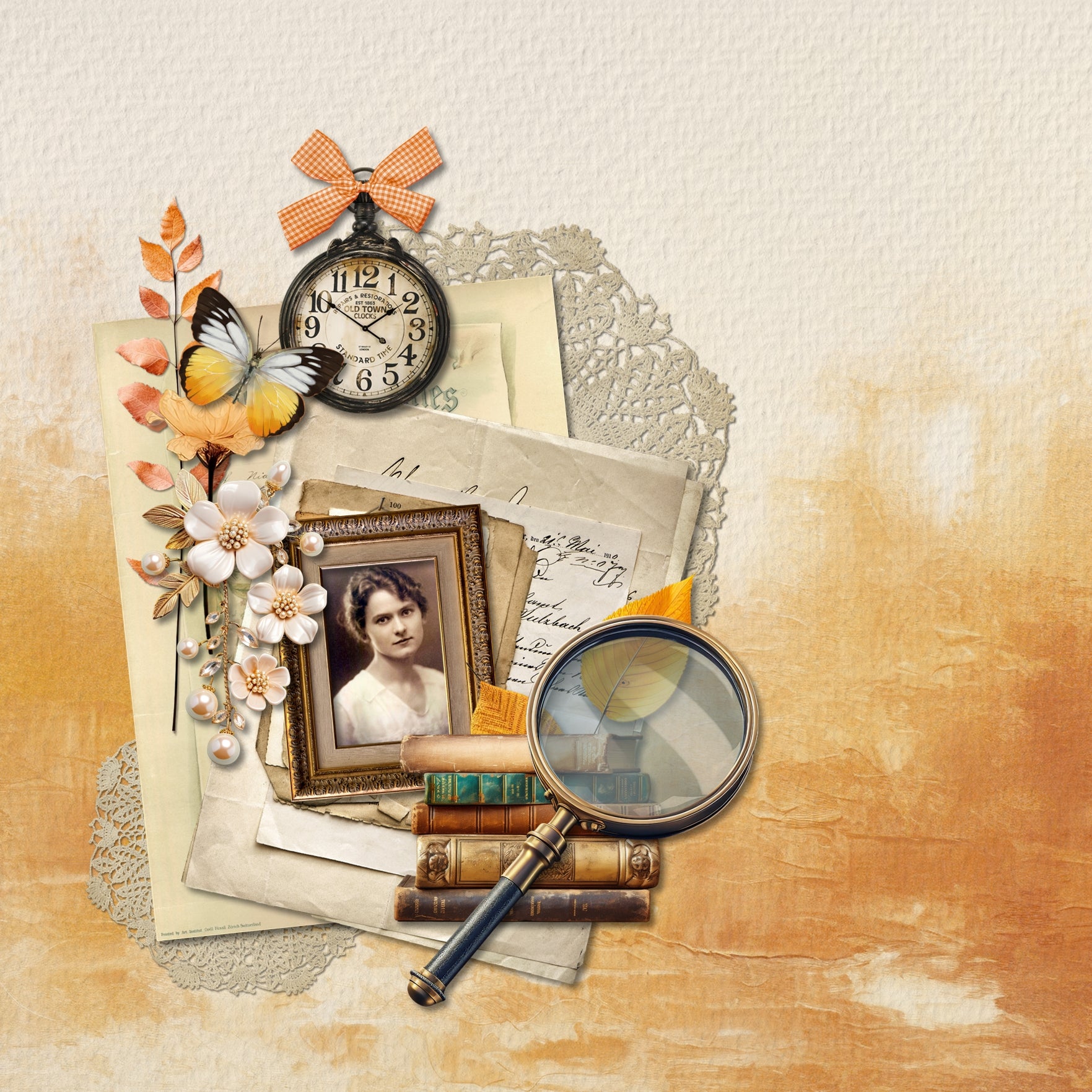 Add beautiful painted background papers by Lucky Girl Creative digital art to all your seasonal fall and autumn digital scrapbooking pages! In hues of orange, yellow, and brown, the textures add so much warmth and depth to all your memory keeping projects. Great for Halloween, Thanksgiving, corn maze, and pumpkin patch adventures! This kit is included in the Autumn Painted Papers & Overlays Kit.