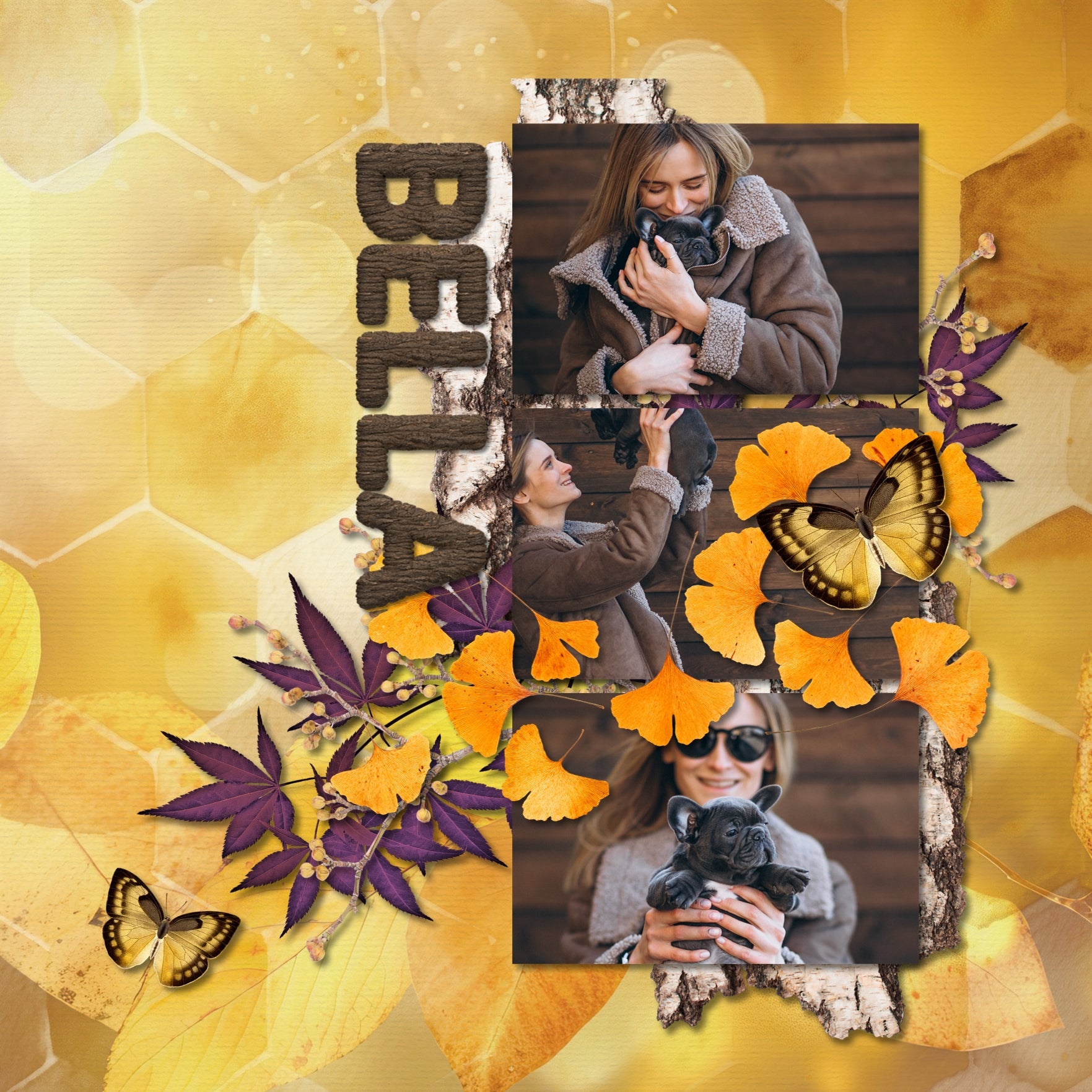 Add beautiful transparent overlays by Lucky Girl Creative digital art to all your seasonal fall and autumn digital scrapbooking papers and pages! In hues of orange, yellow, and brown, the textures add so much warmth and depth to all your memory keeping projects. Try layering over different colored digital papers to create a one-of-a-kind look! Great for Halloween, Thanksgiving, corn maze, and pumpkin patch adventures! This kit is included in the Autumn Painted Papers & Overlays Kit.